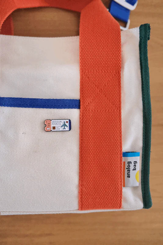Adventure Awaits (White) Enamel Pin - Image 2