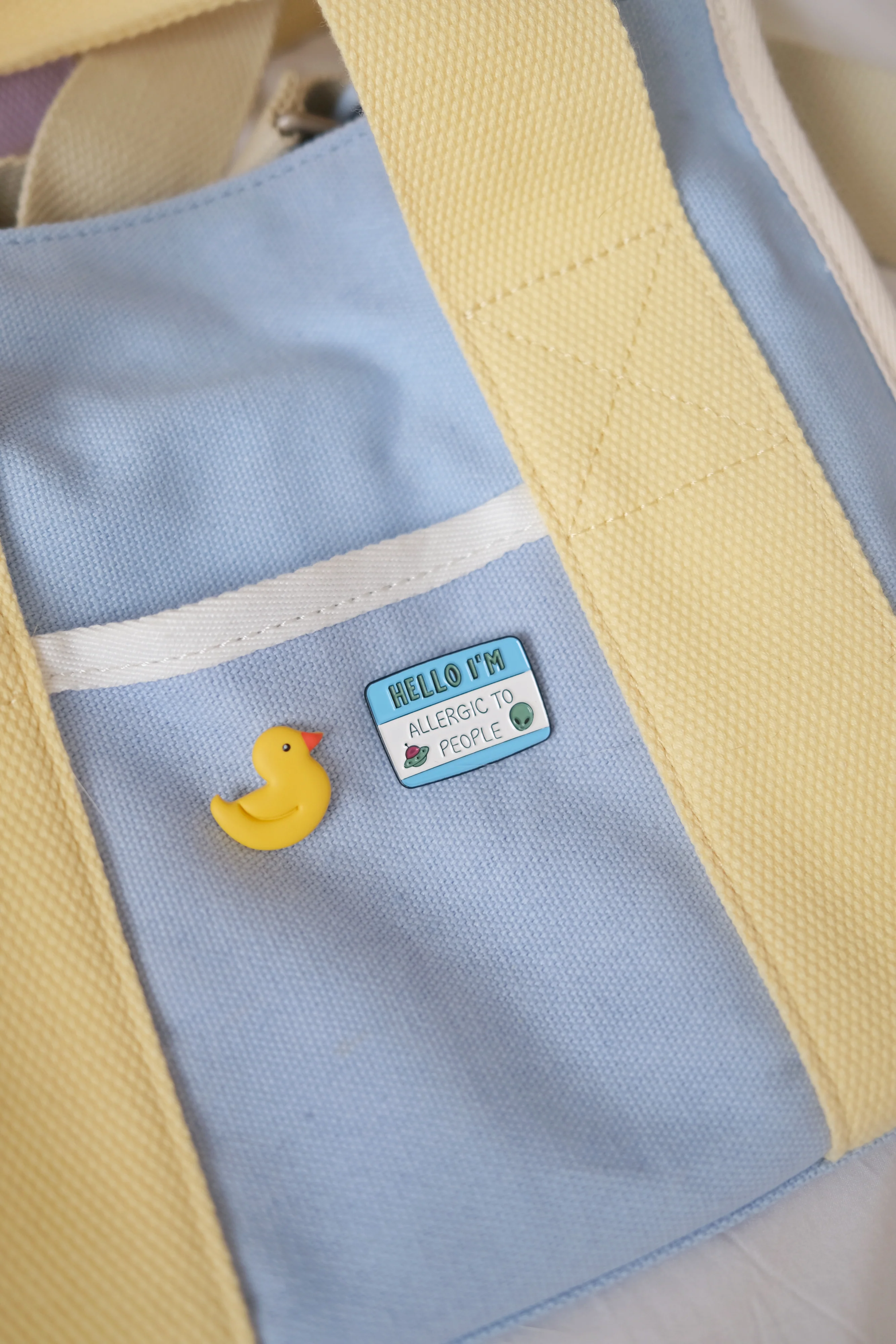 “Allergic To People” Enamel Pin - Image 6