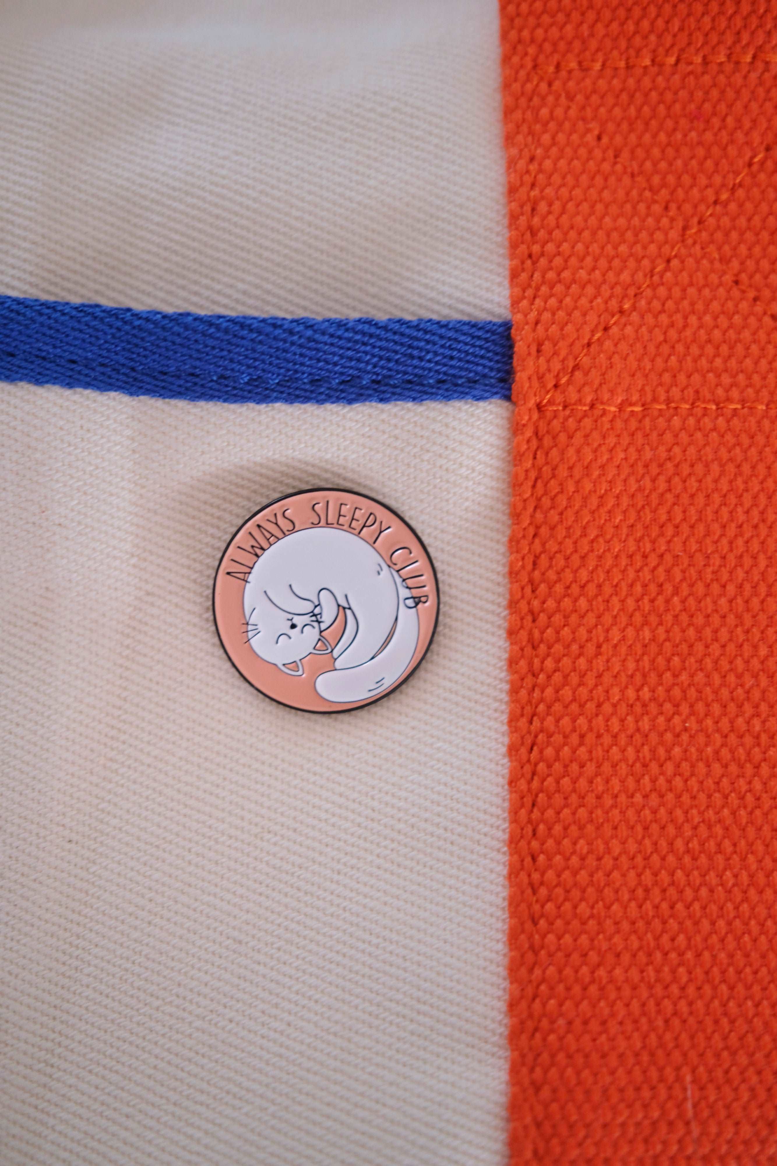 "Always Sleepy Club" Enamel Pin - Image 6