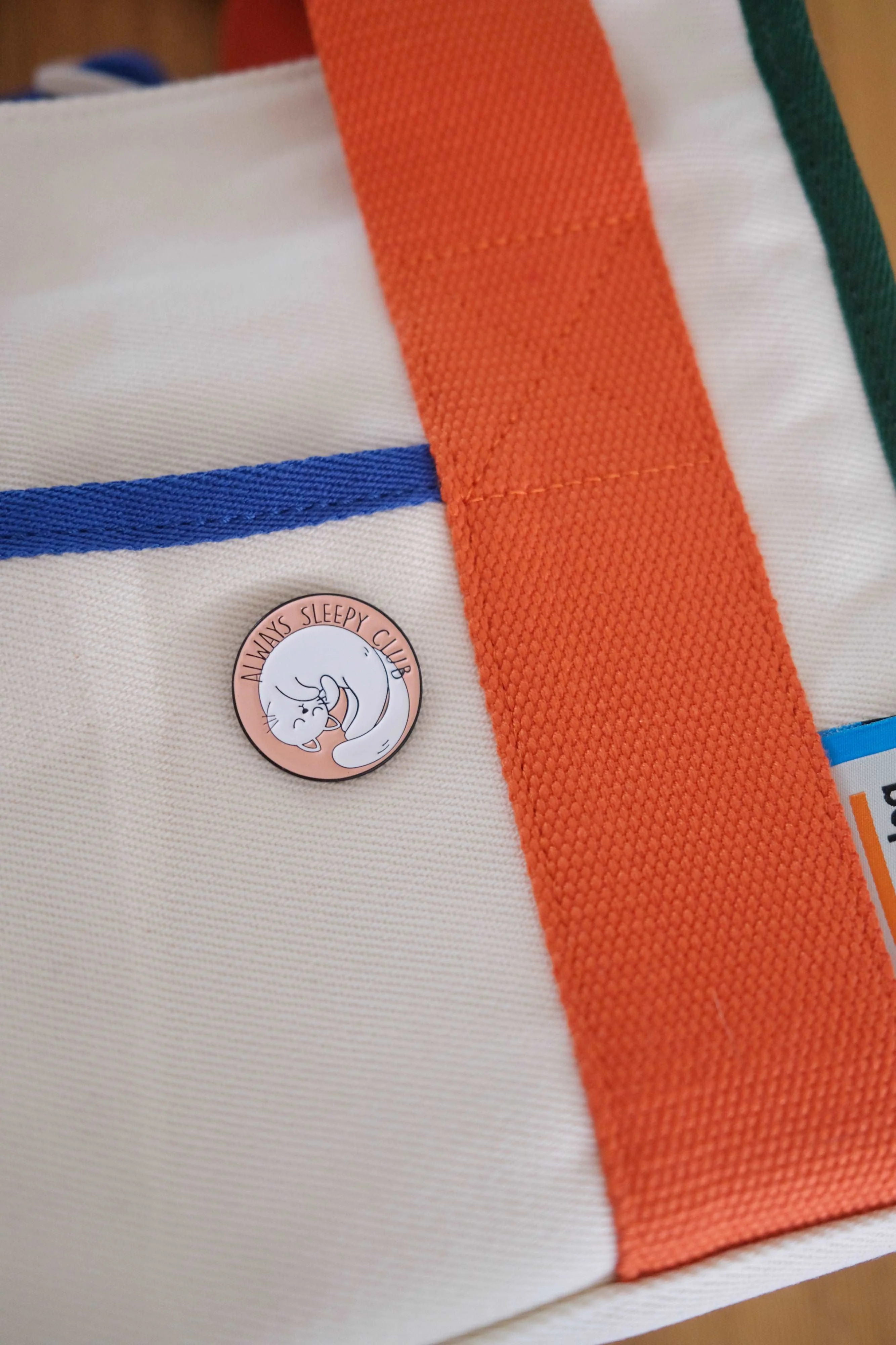 "Always Sleepy Club" Enamel Pin - Image 7