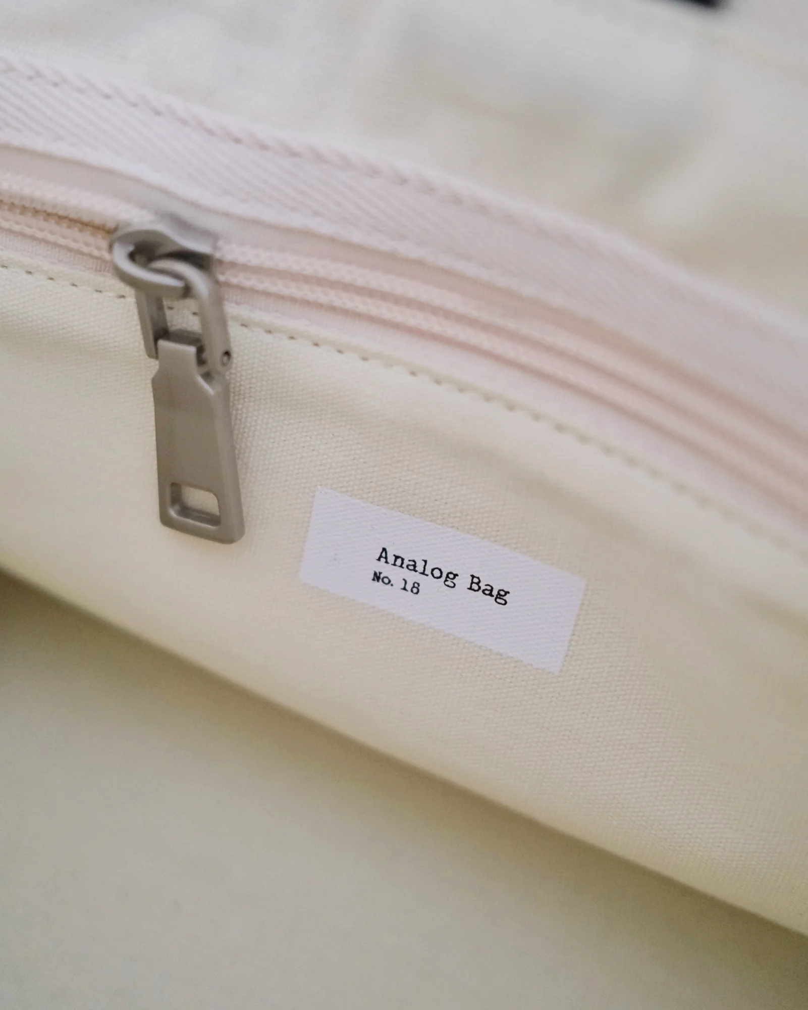 Analog No.18 Medium Tote Bag (Water Repellent Canvas) v2 - Image 5