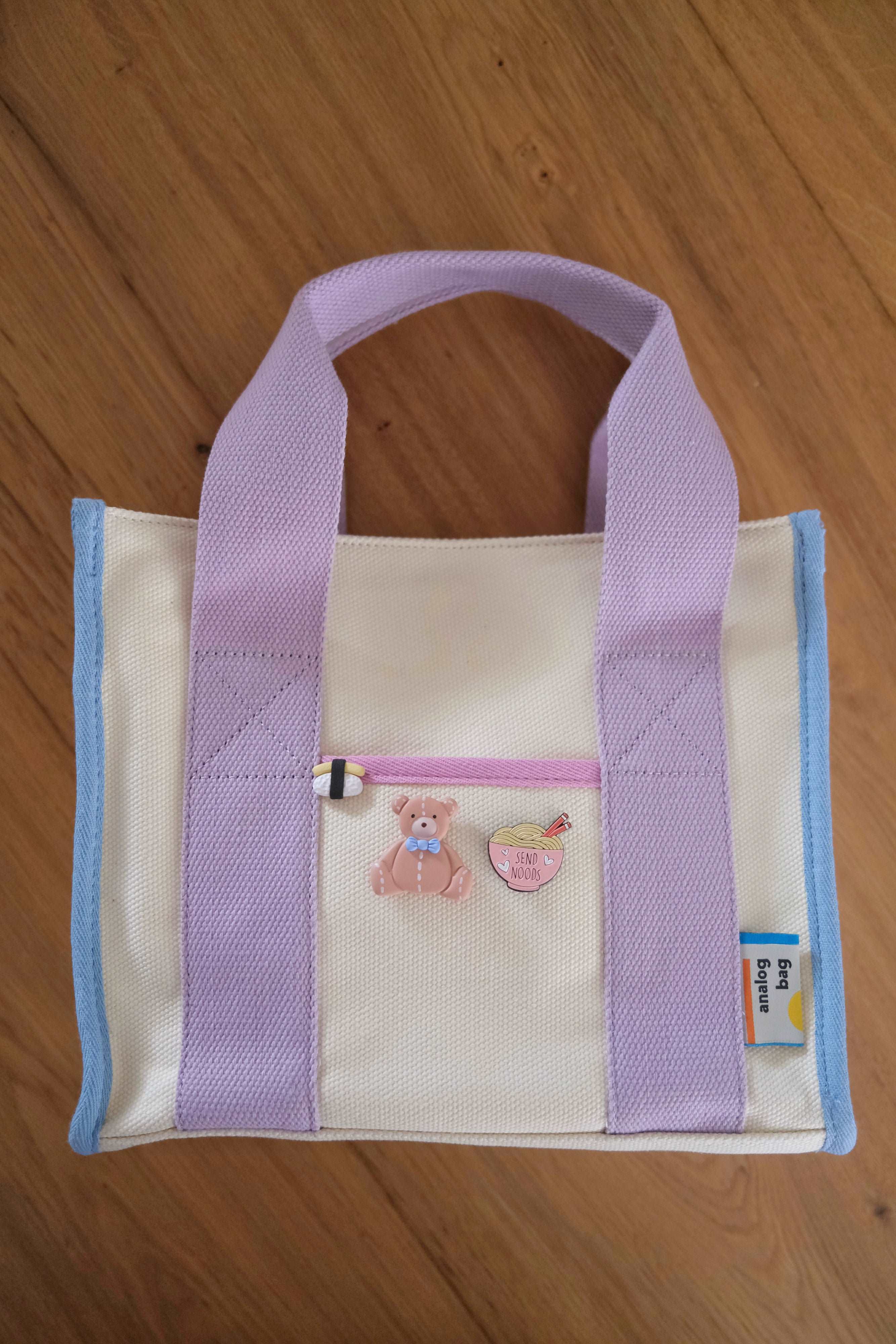 Analog No.19 Medium Tote Bag  (Water Repellent Canvas) v2 - Image 10