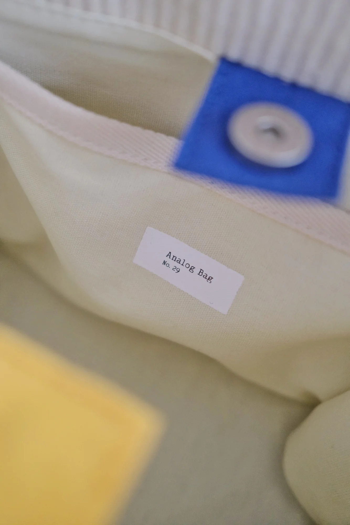 Analog No.29 Medium Tote Bag (Limited Edition) - Water Repellent Corduroy - Image 11