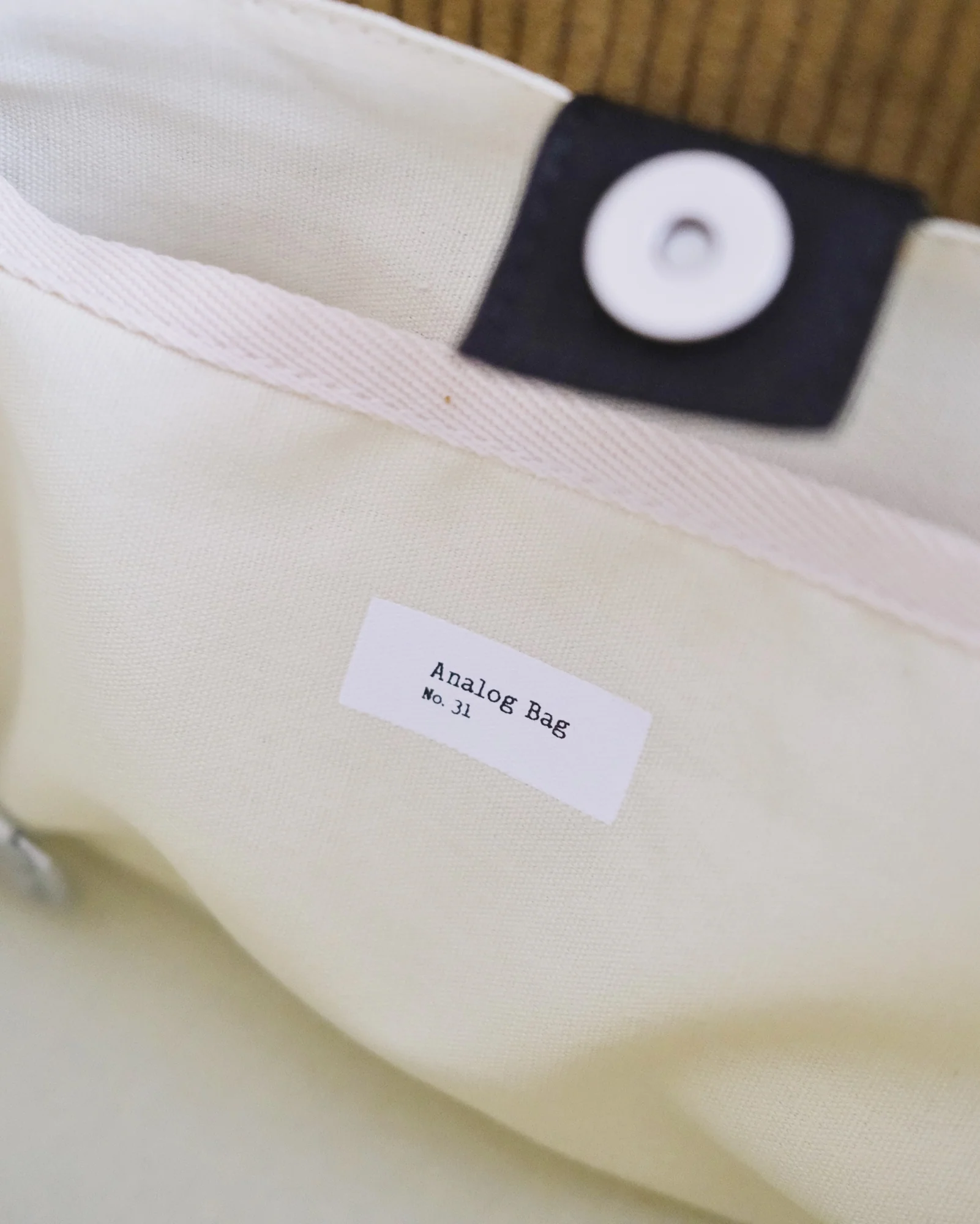 Analog No.31 Medium Tote Bag (Limited Edition) - Water Repellent Corduroy - Image 14