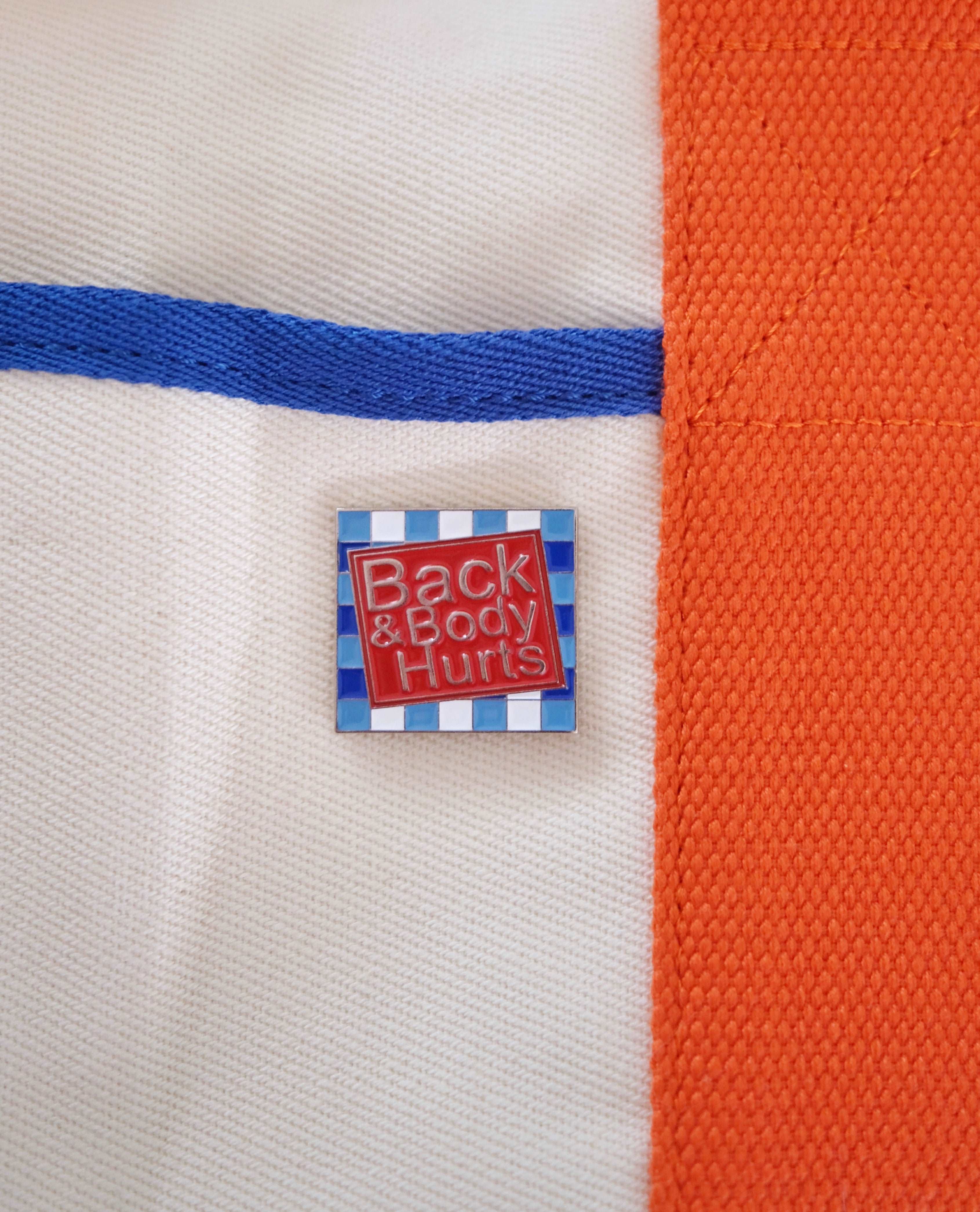 "Back & Body Hurts" Enamel Pin - Image 5