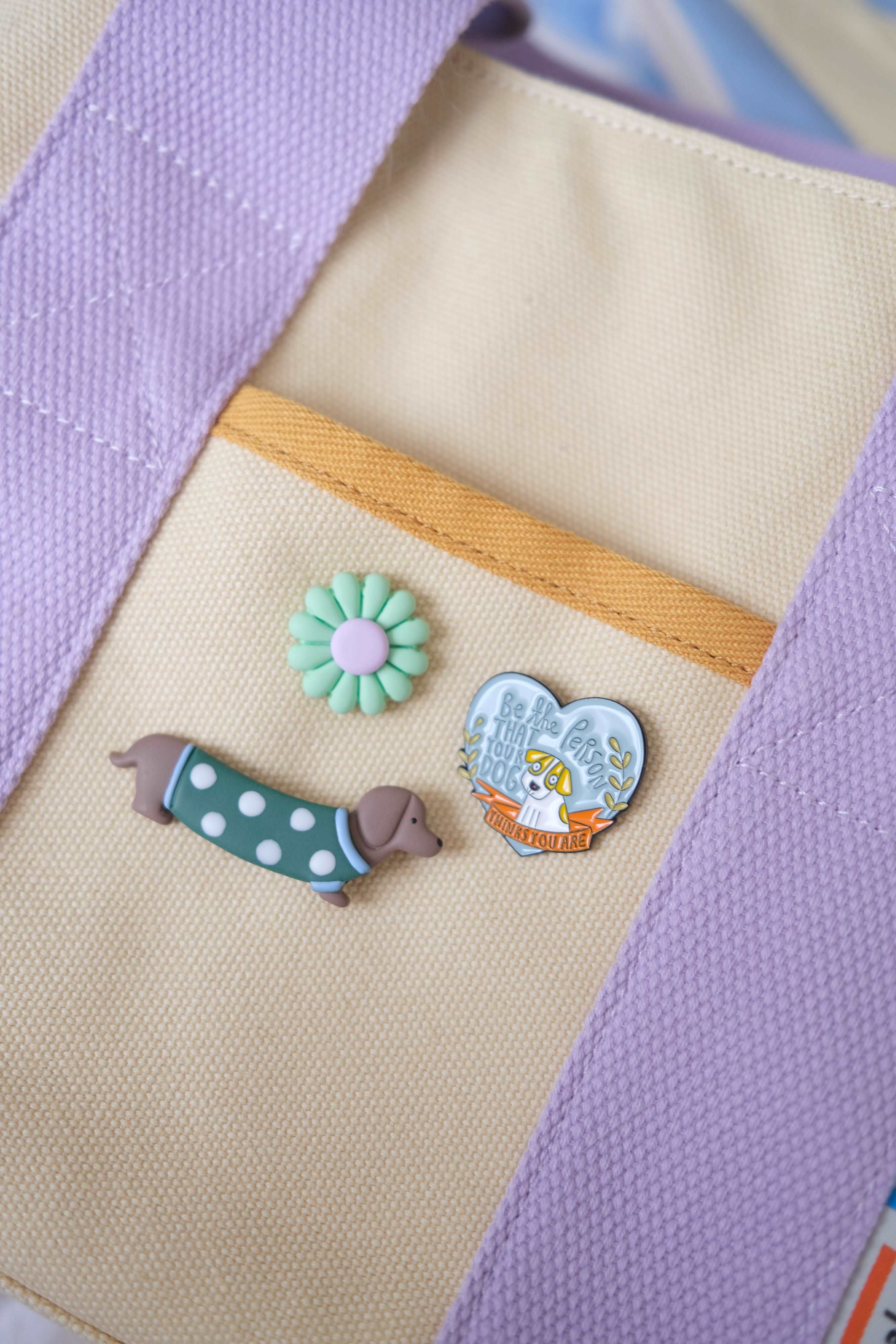 "Be the Person That Your Dog Thinks You Are" Enamel Pin - Image 3