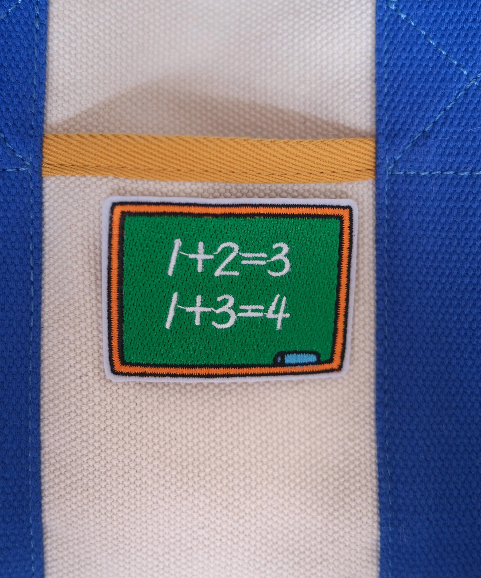 Black Board Iron-on Patch