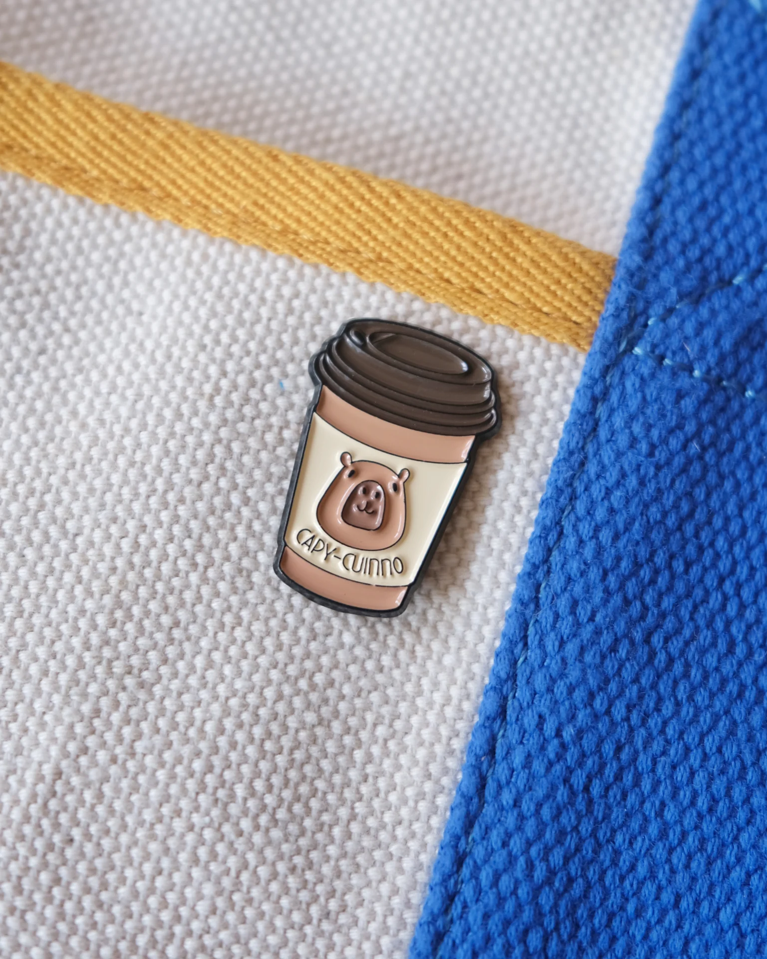 Capy Cuinno Enamel Pin - Image 2