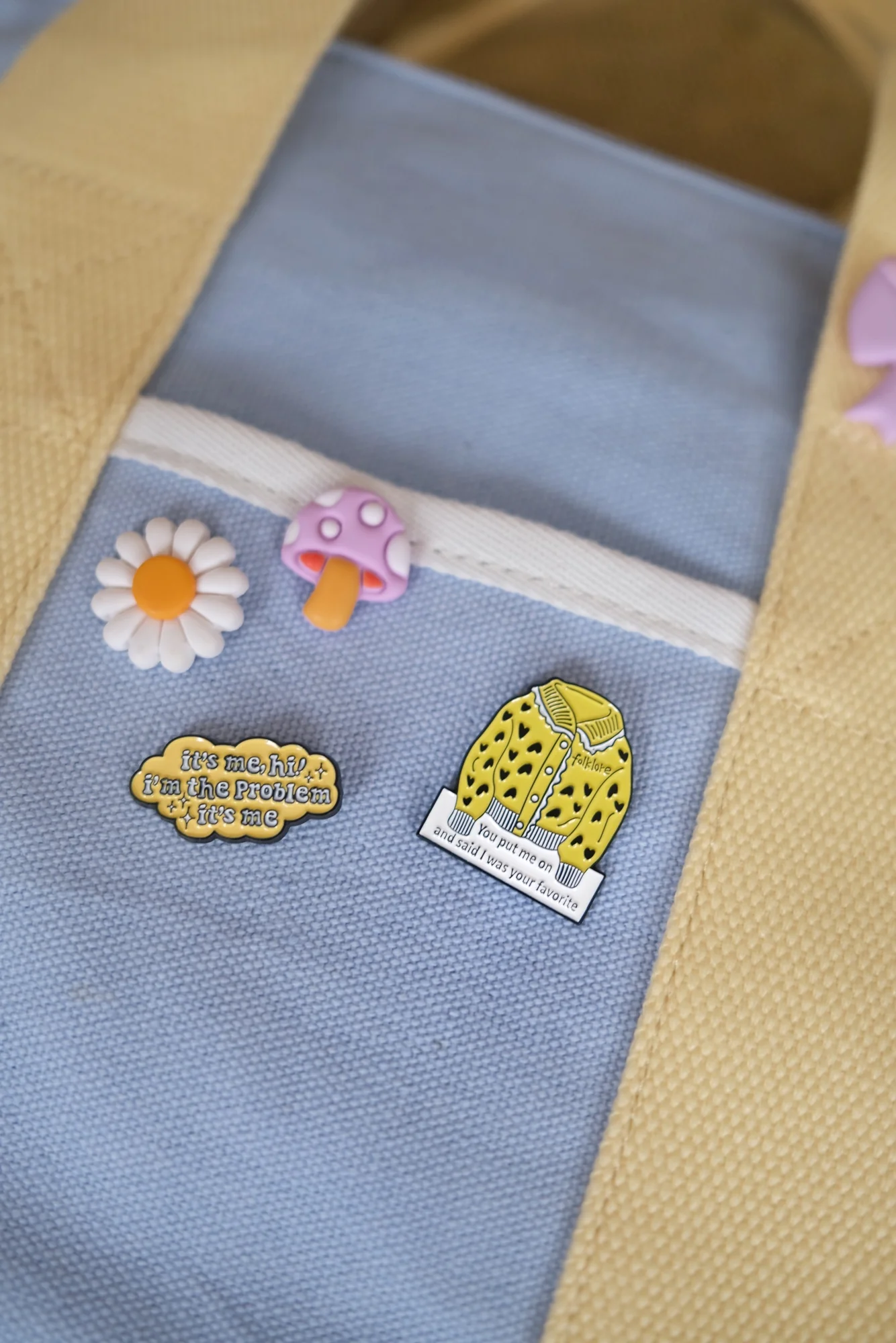 Cardigan Enamel Pin - Image 3