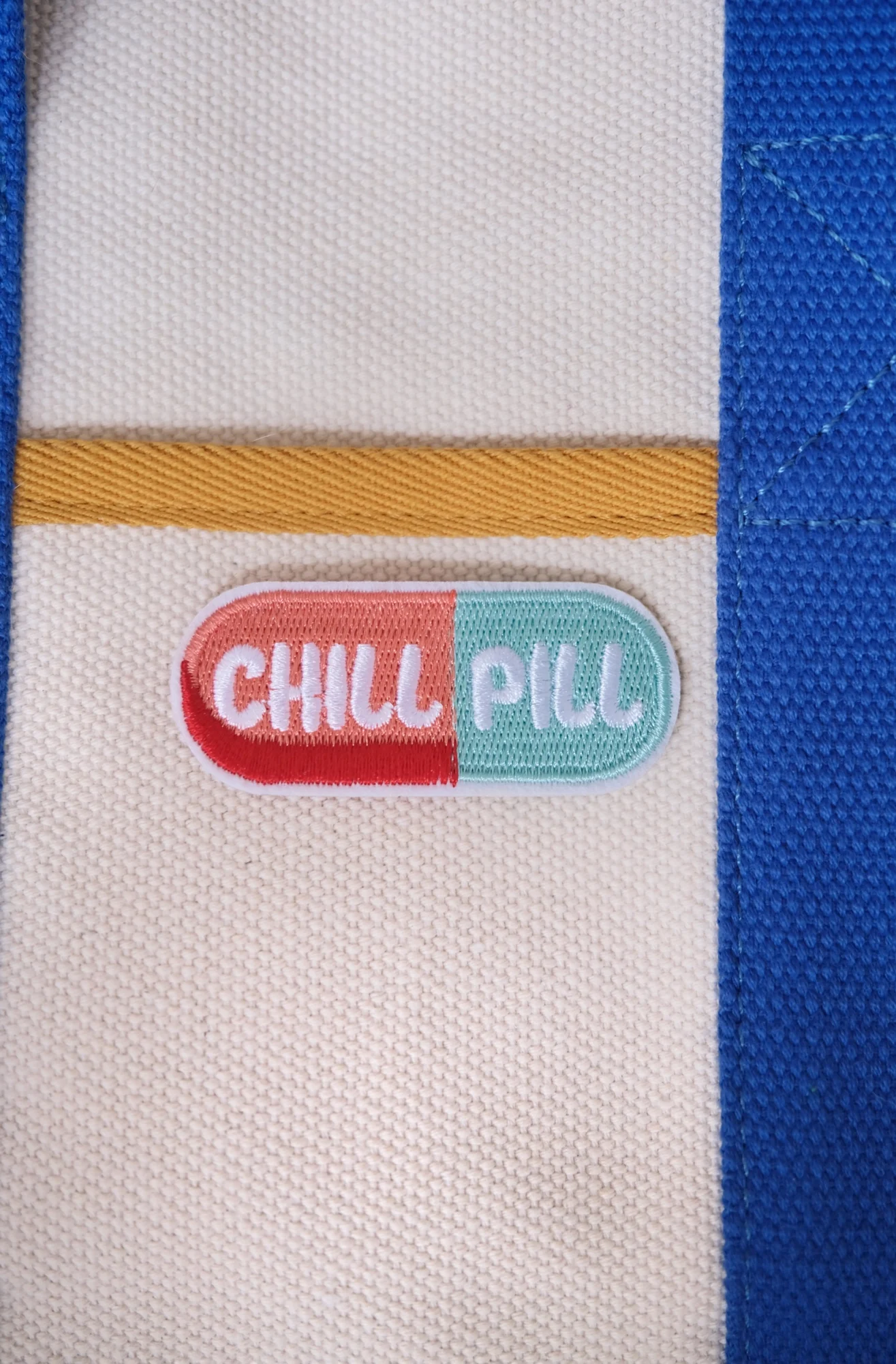 Chill Pill Iron-on Patch