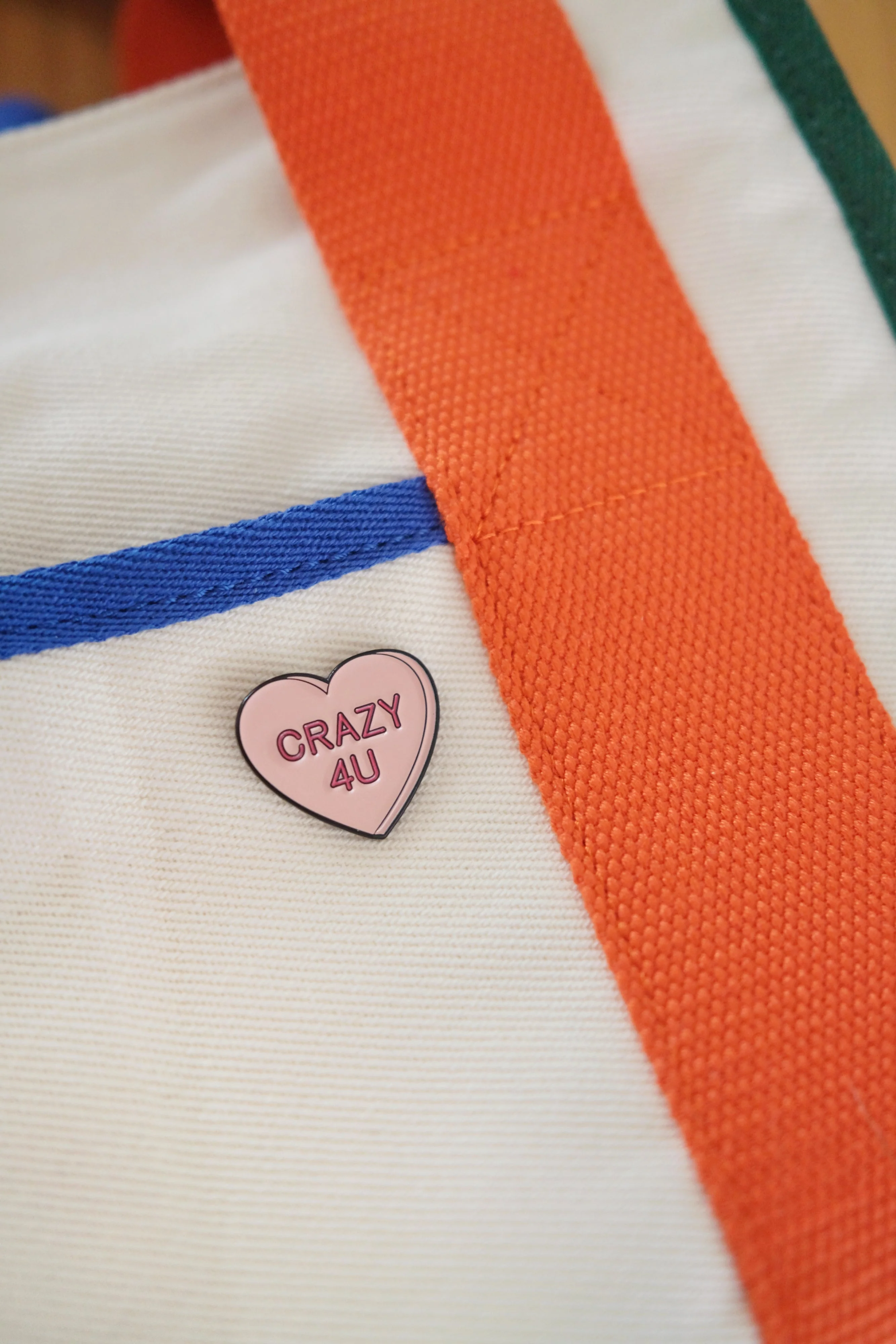 “Crazy4U” Enamel Pin - Image 5