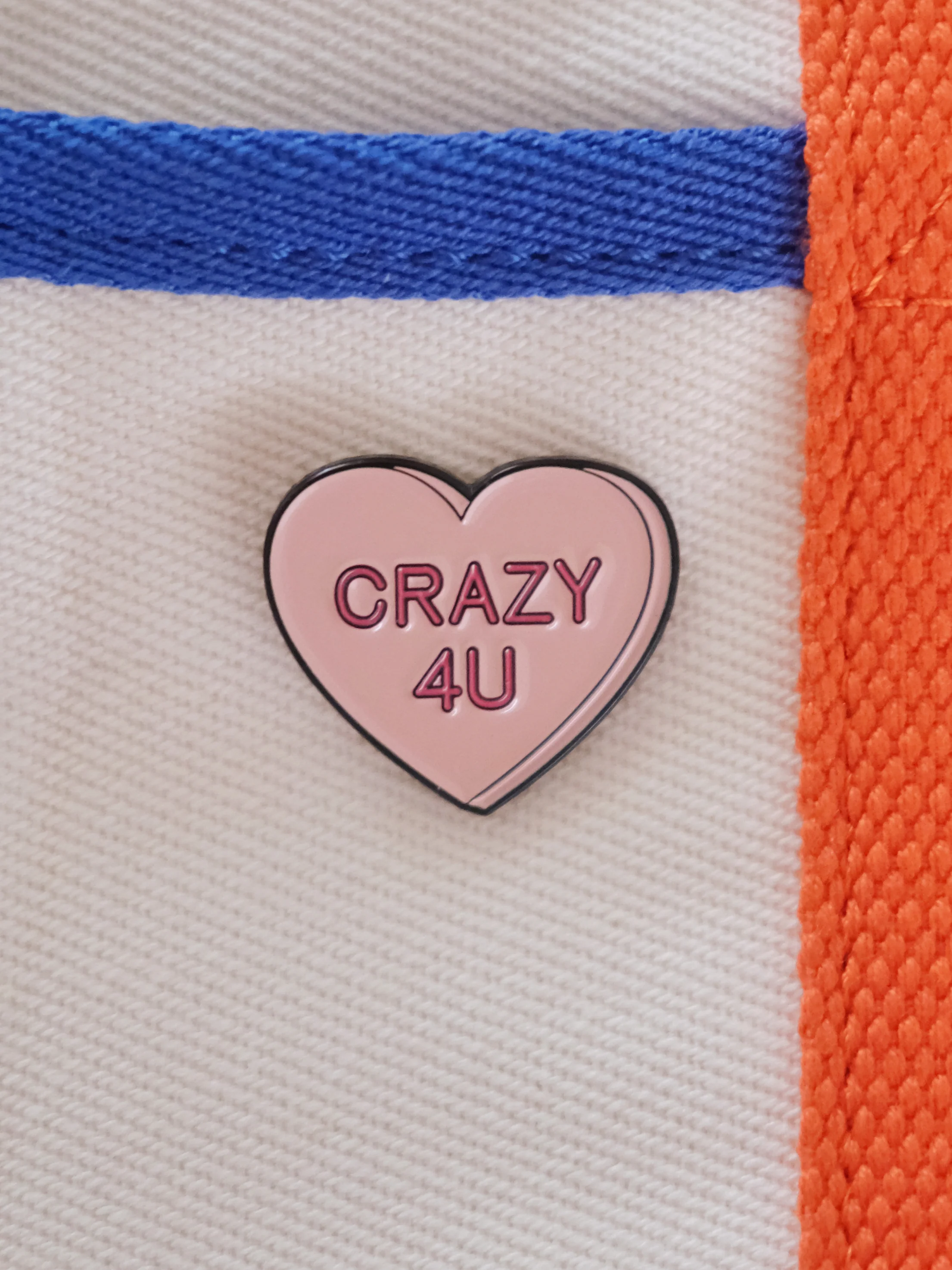 “Crazy4U” Enamel Pin - Image 6