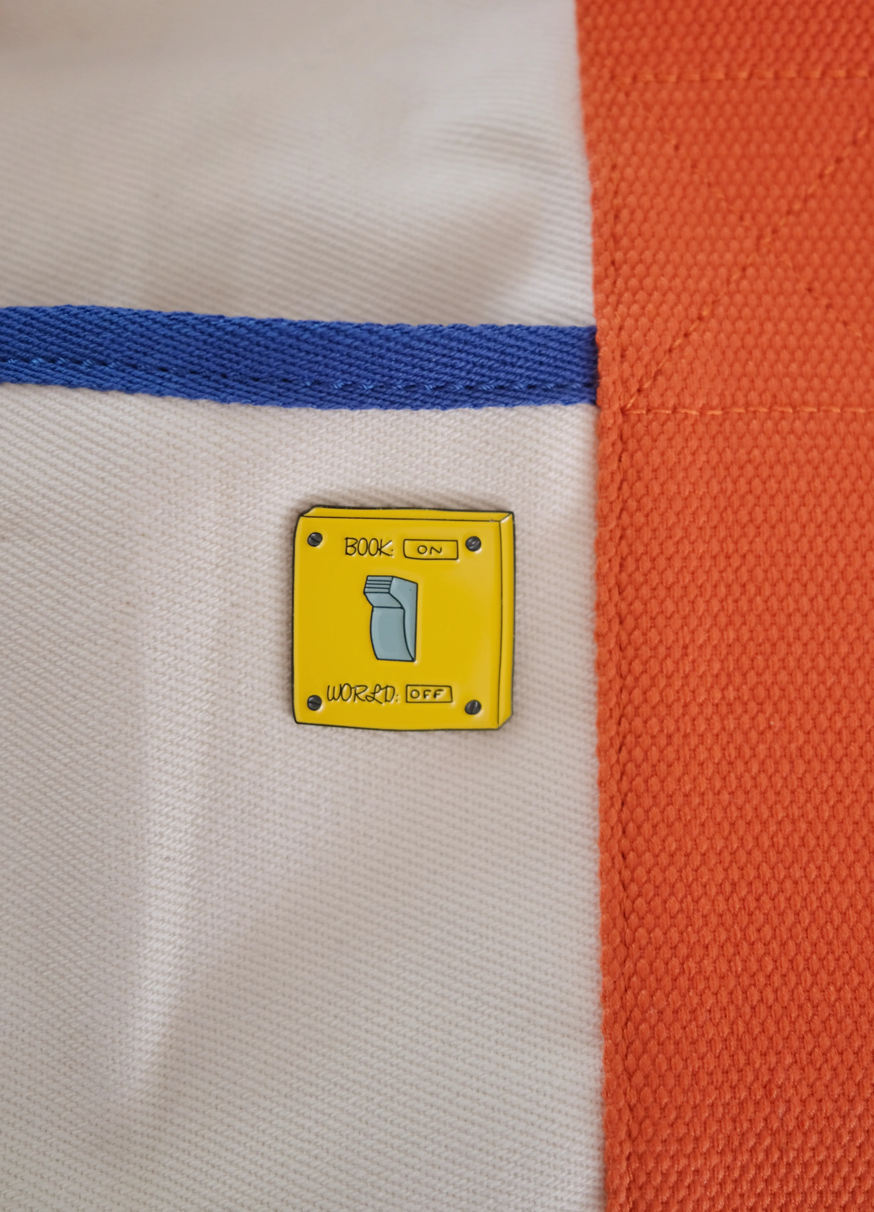 Book Switch Enamel Pin - Image 4