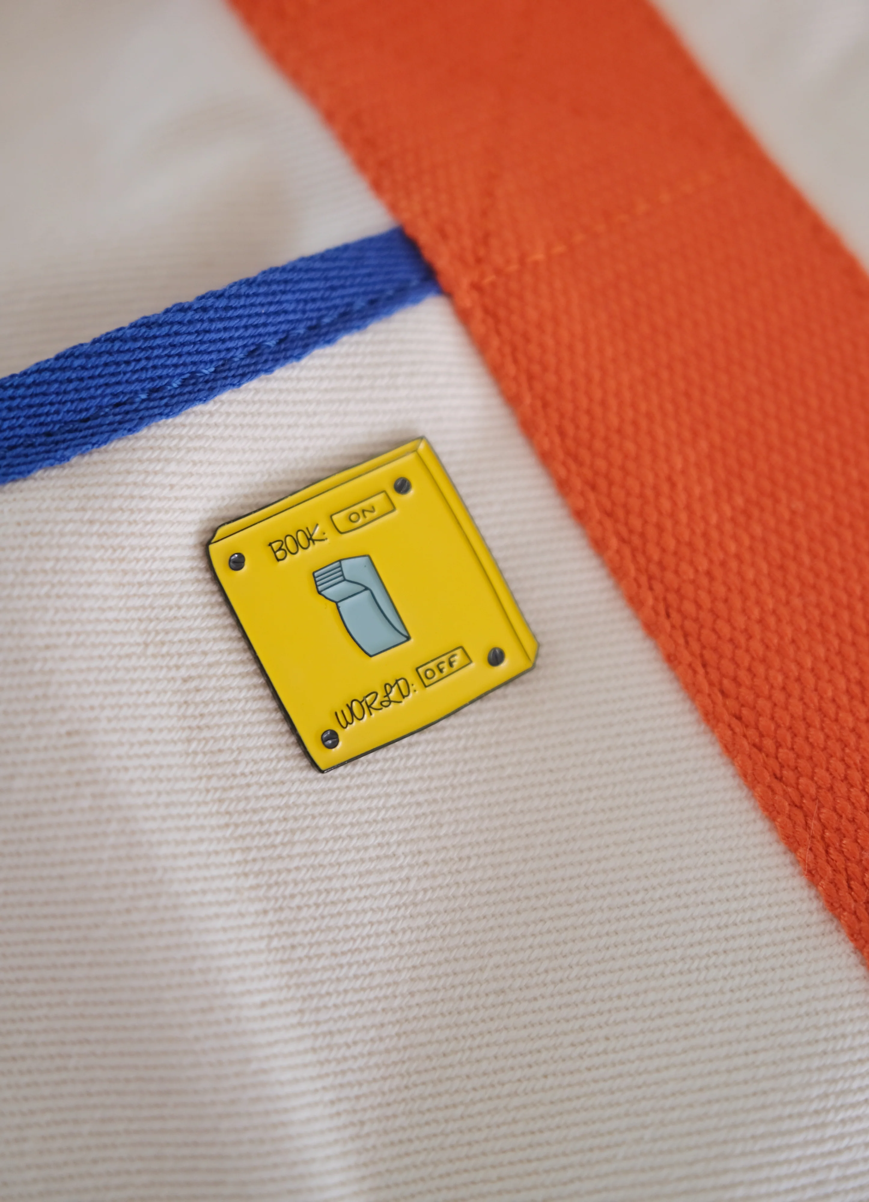 Book Switch Enamel Pin - Image 5