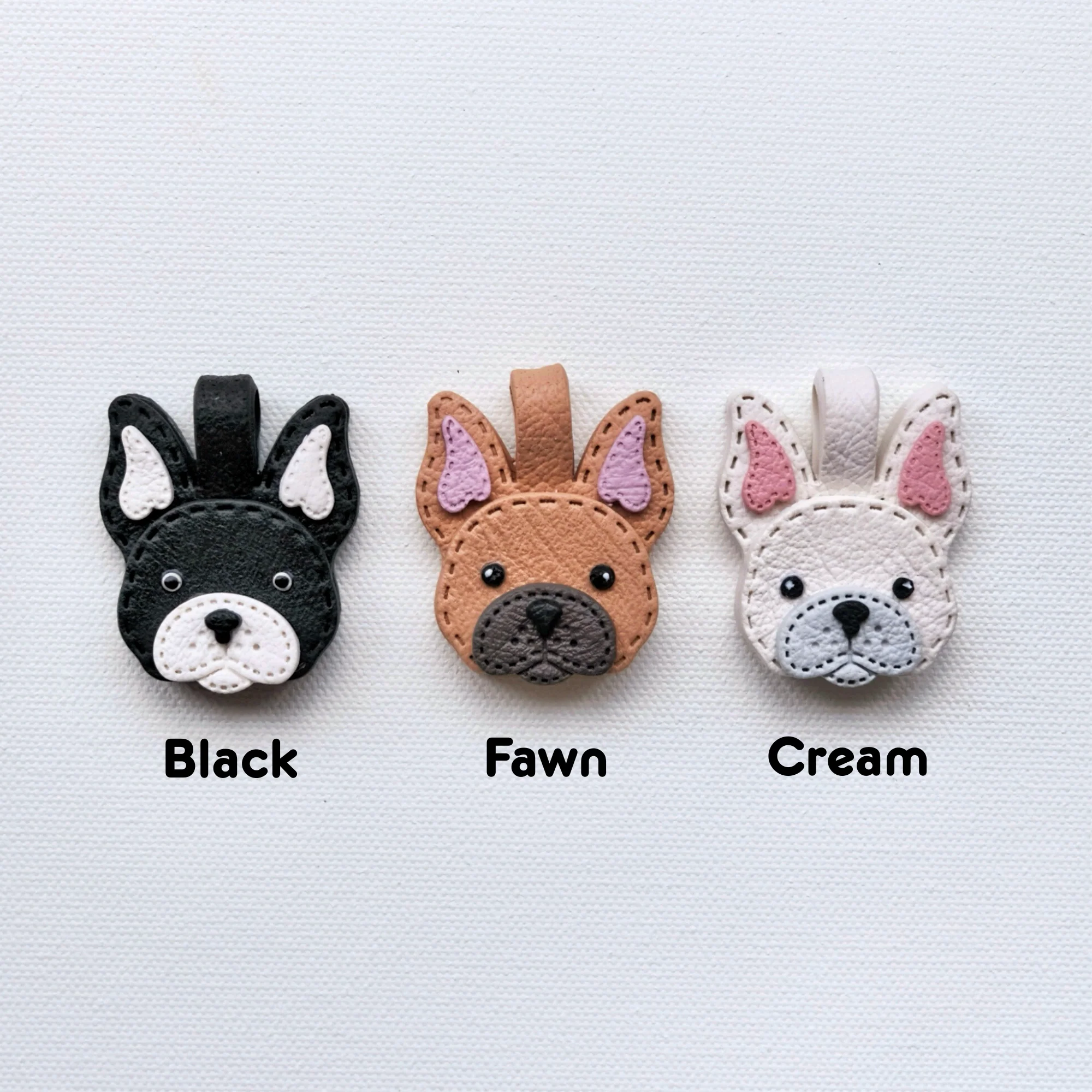 Frenchie Clay Bobbin/ Charm - Image 4