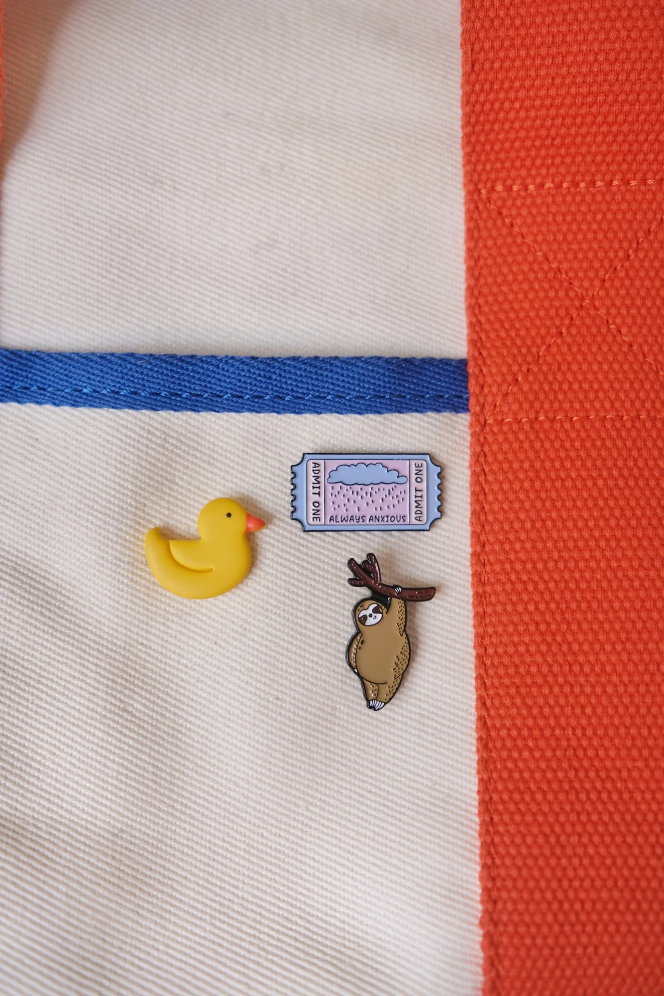 Hanging Sloth Enamel Pin - Image 3