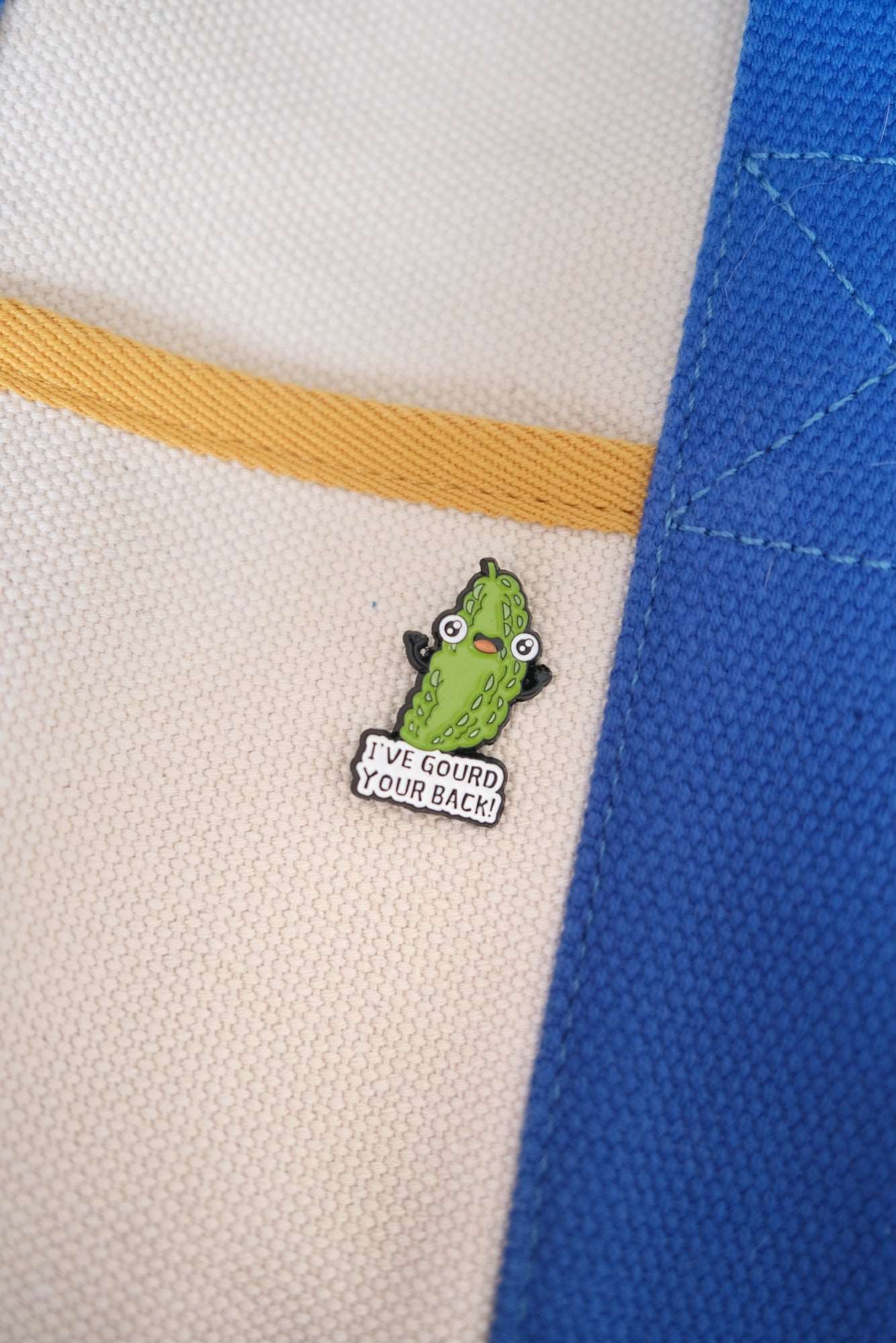 "I've Gourd Your Back" Enamel Pin - Image 5