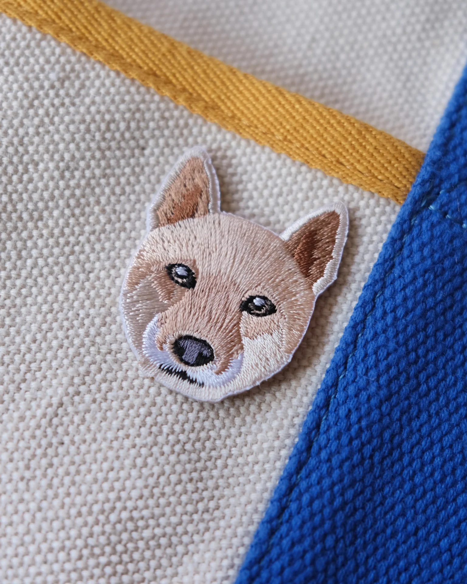 Korean Jindo Dog Iron-on Patch - Image 2