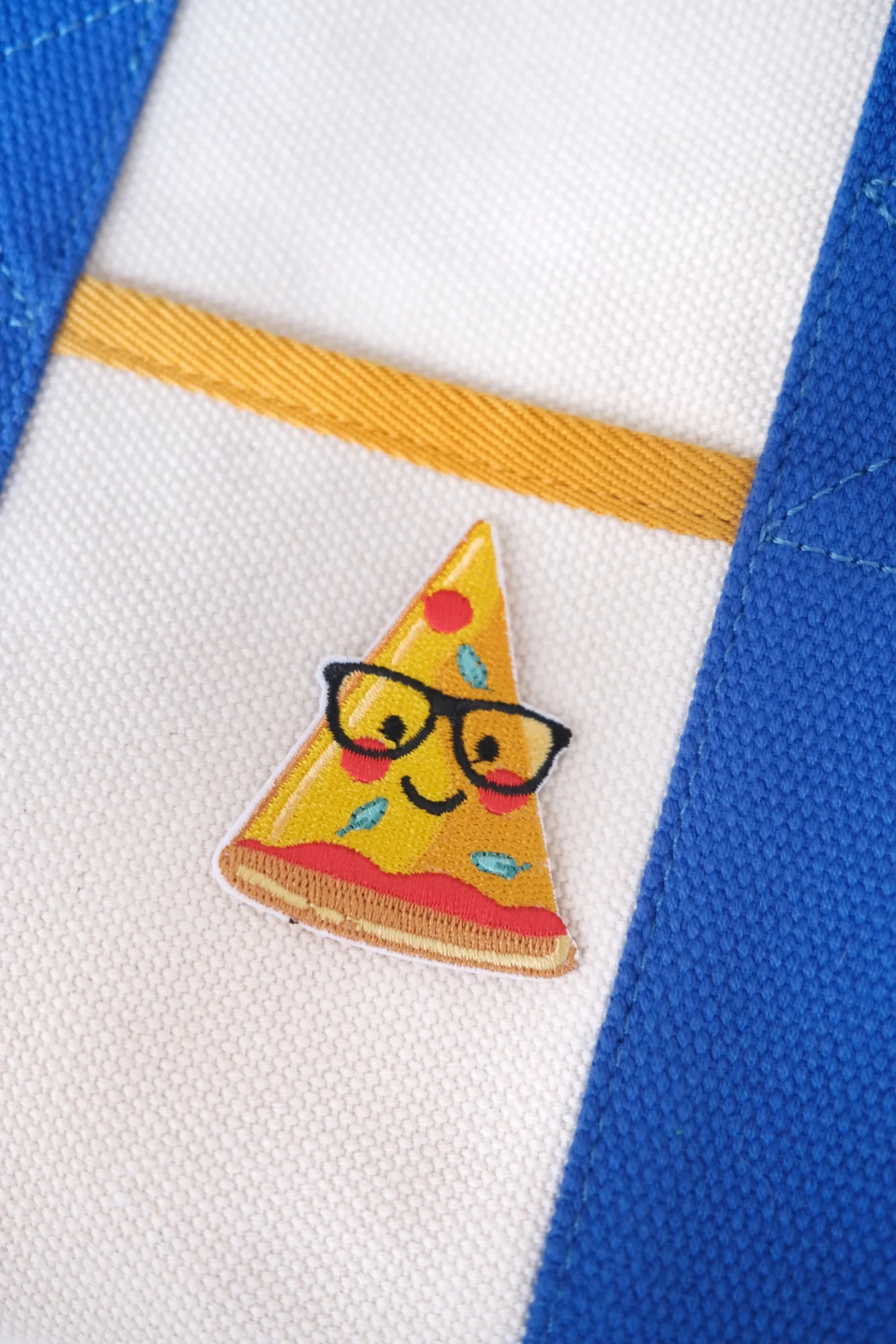 Nerd Pizza Iron-on Patch - Image 2