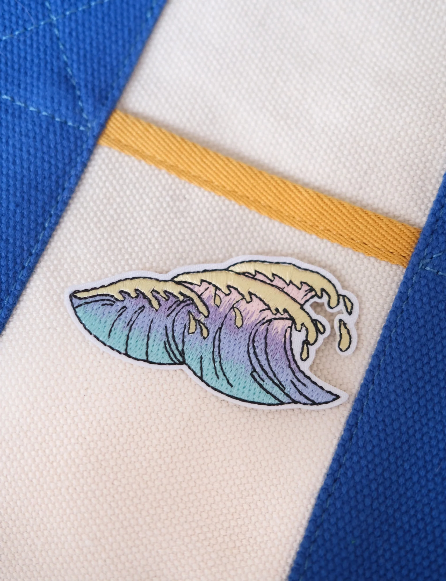 Pastel Waves Iron-on Patch - Image 2