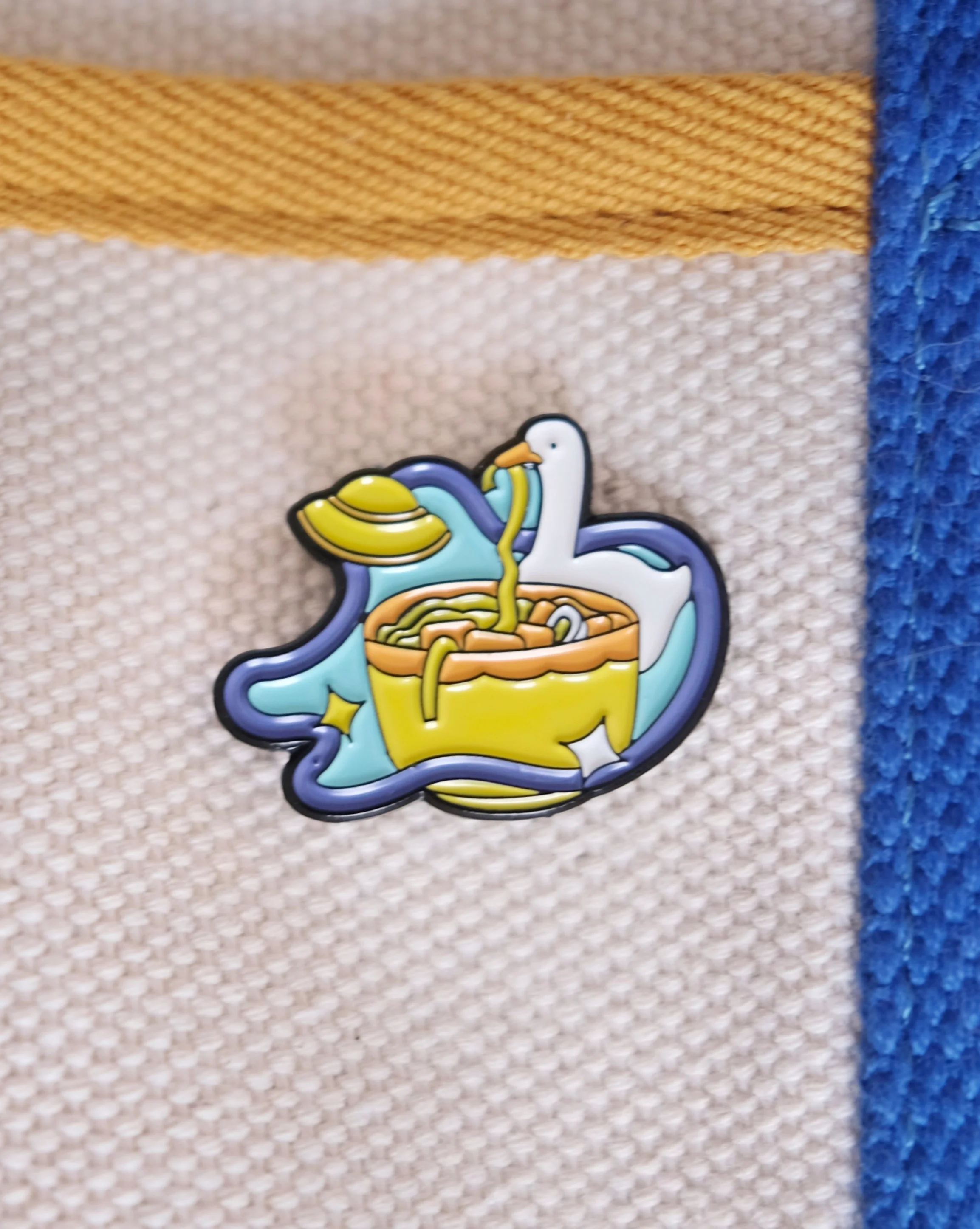 Ramen Goose Enamel Pin
