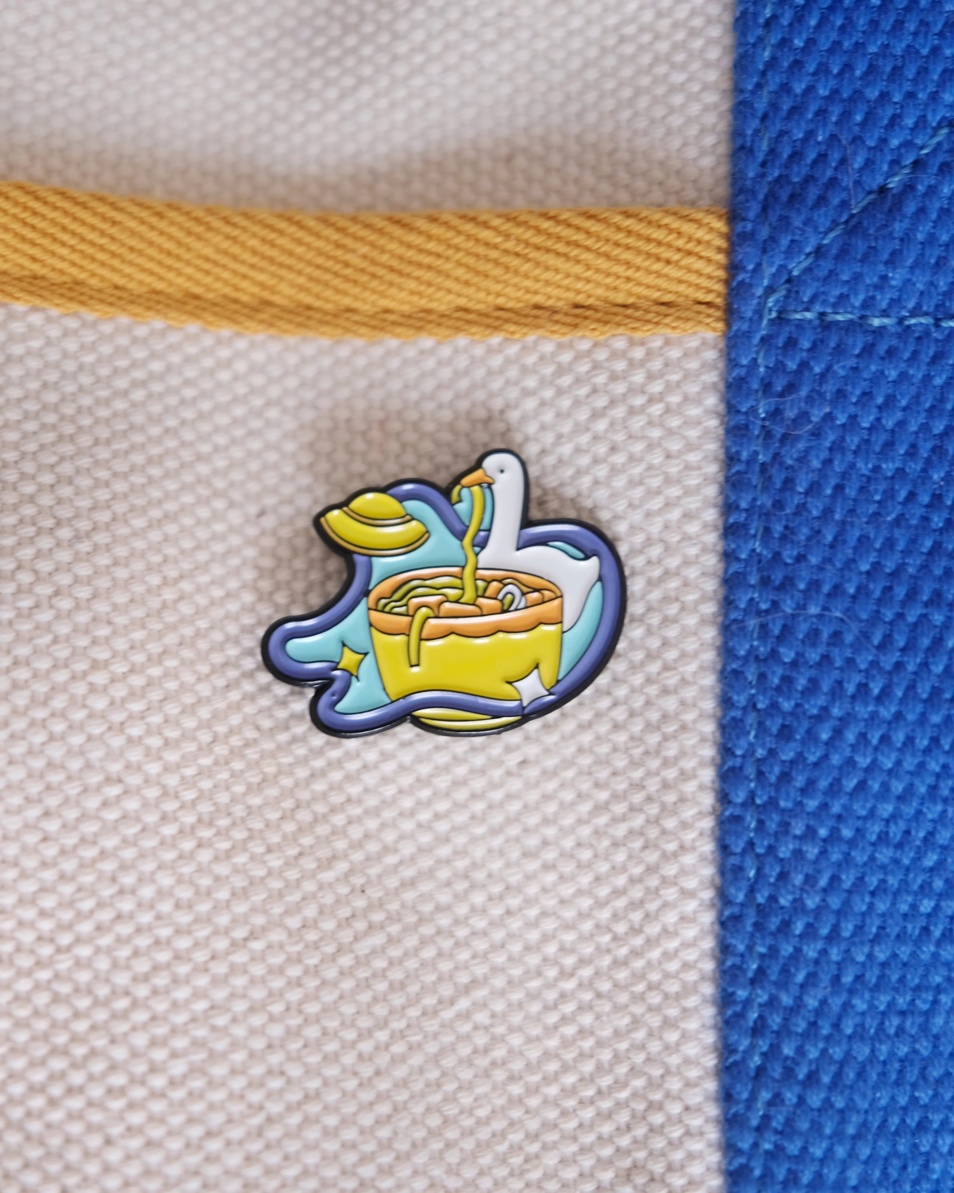 Ramen Goose Enamel Pin - Image 3