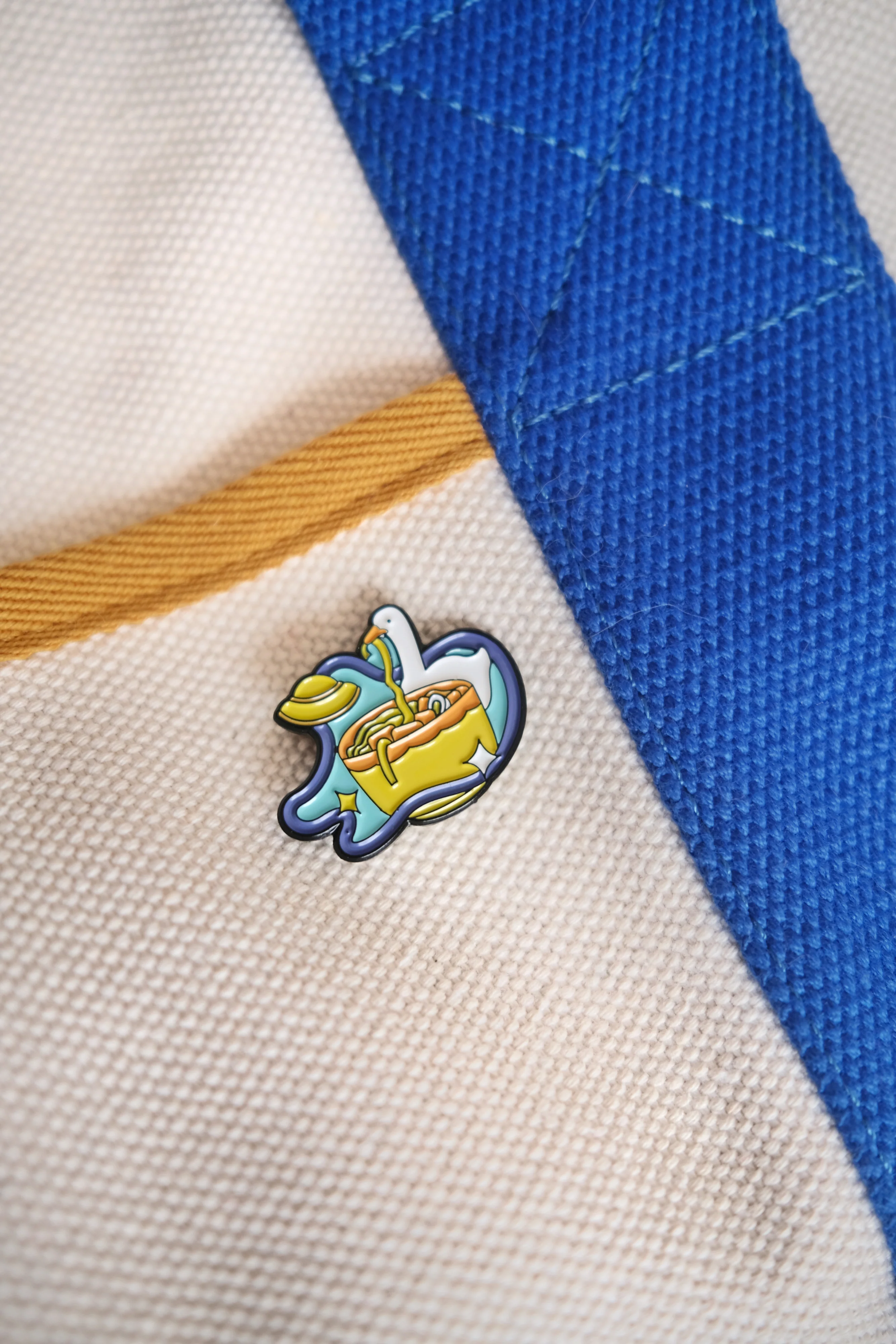 Ramen Goose Enamel Pin - Image 4