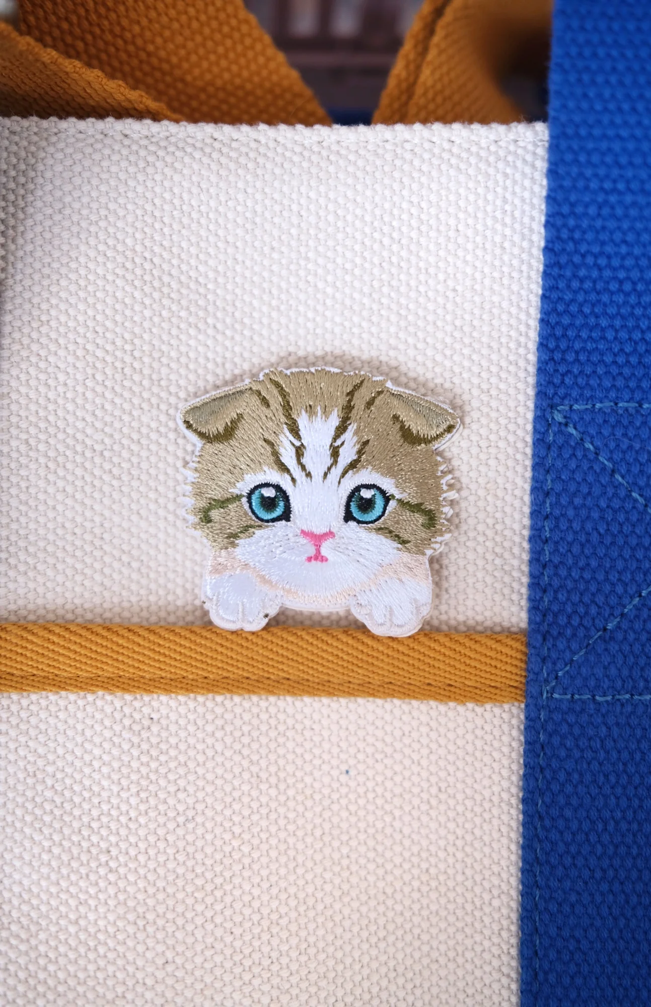 Scottish Fold Kitten Iron-on Patch