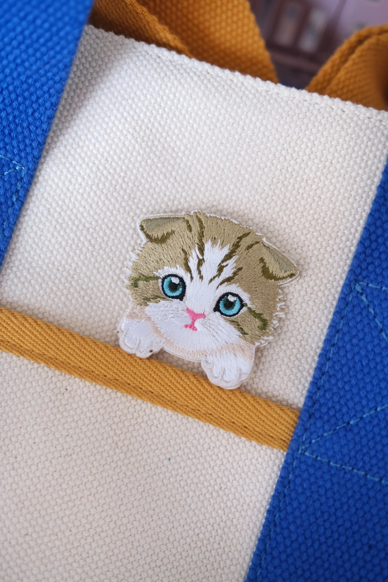 Scottish Fold Kitten Iron-on Patch - Image 3