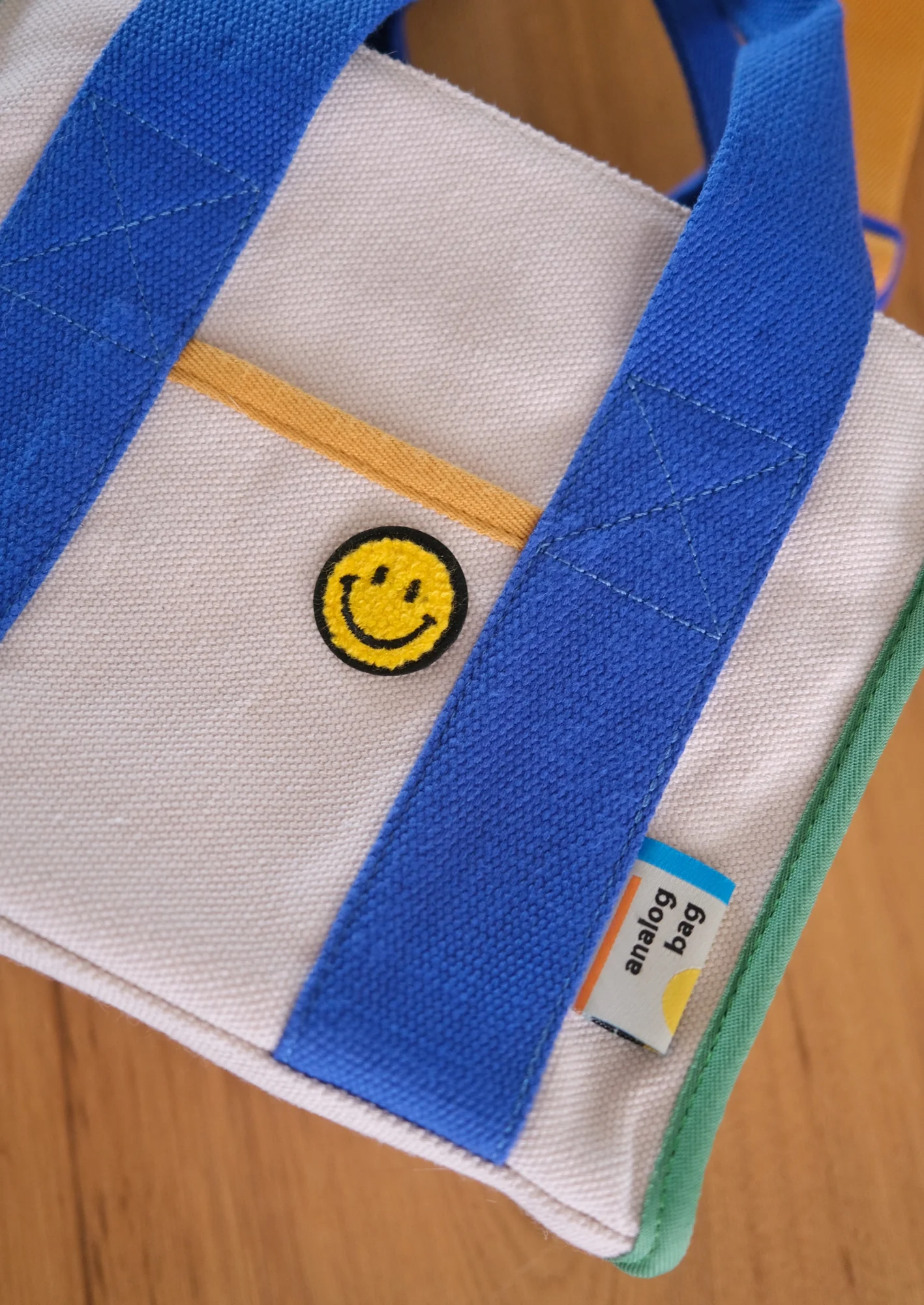 Smiley Punch Needle Iron-on Patch - Image 3