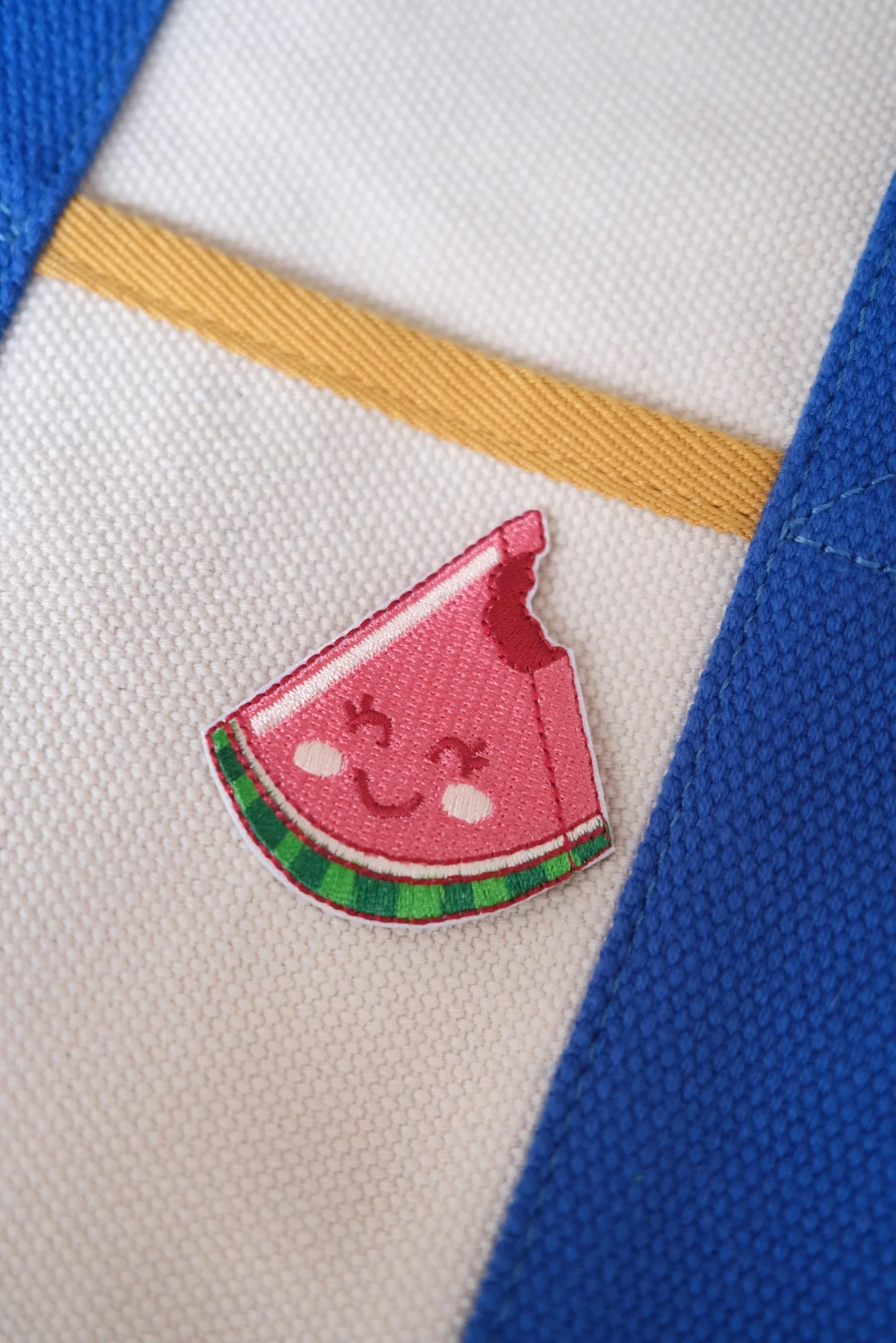 Smiley Watermelon Iron-on Patch - Image 2