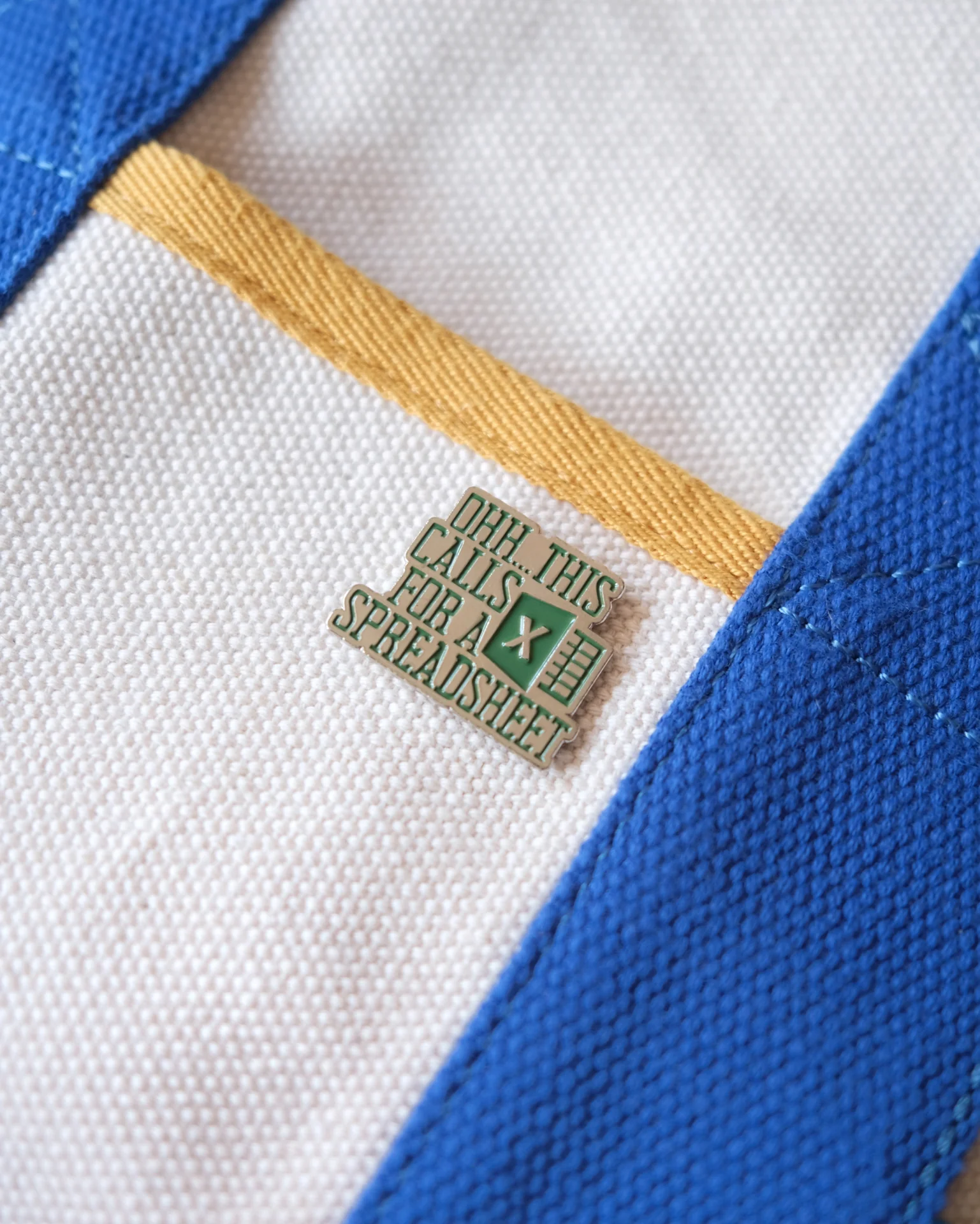 Spreadsheet Enamel Pin - Image 4