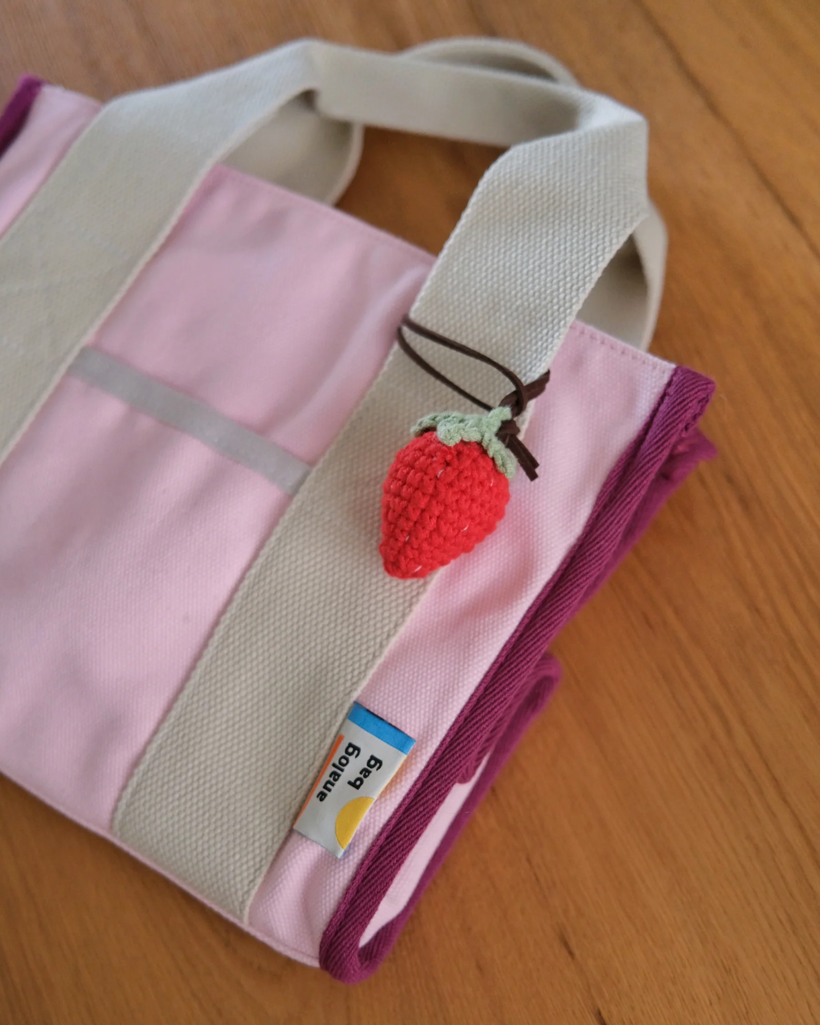 Strawberry Crochet Charm - Image 4