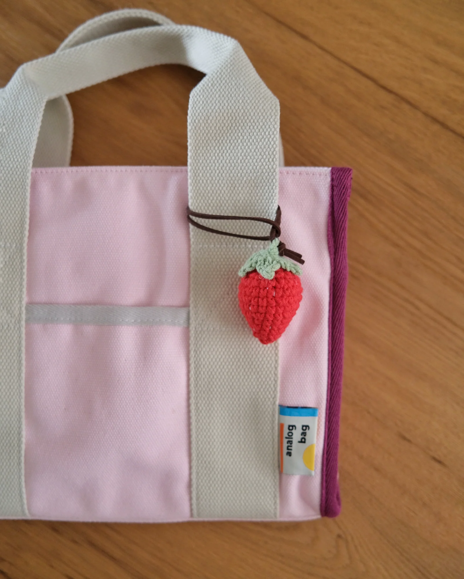 Strawberry Crochet Charm - Image 5
