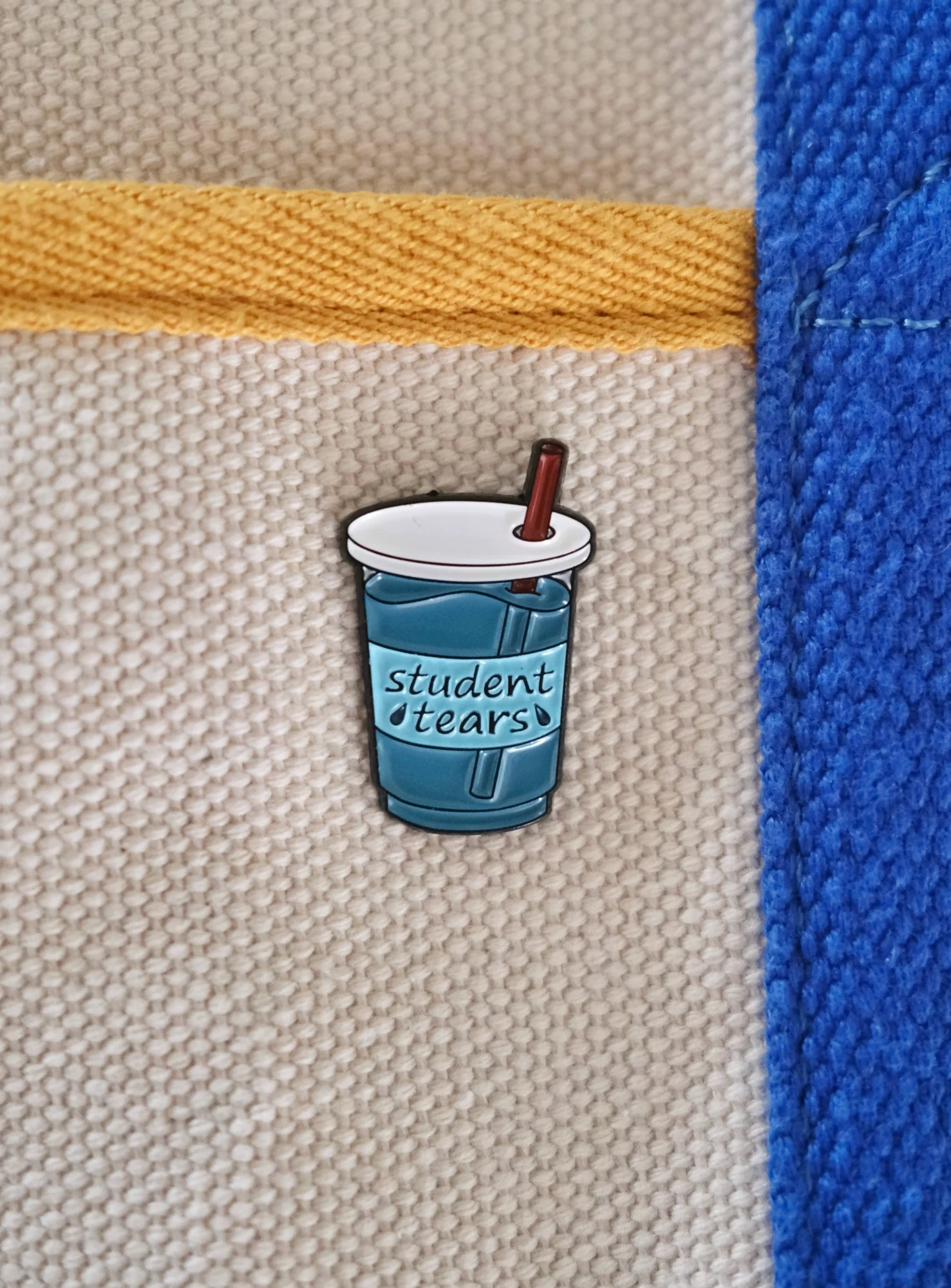Student Tears Enamel Pin