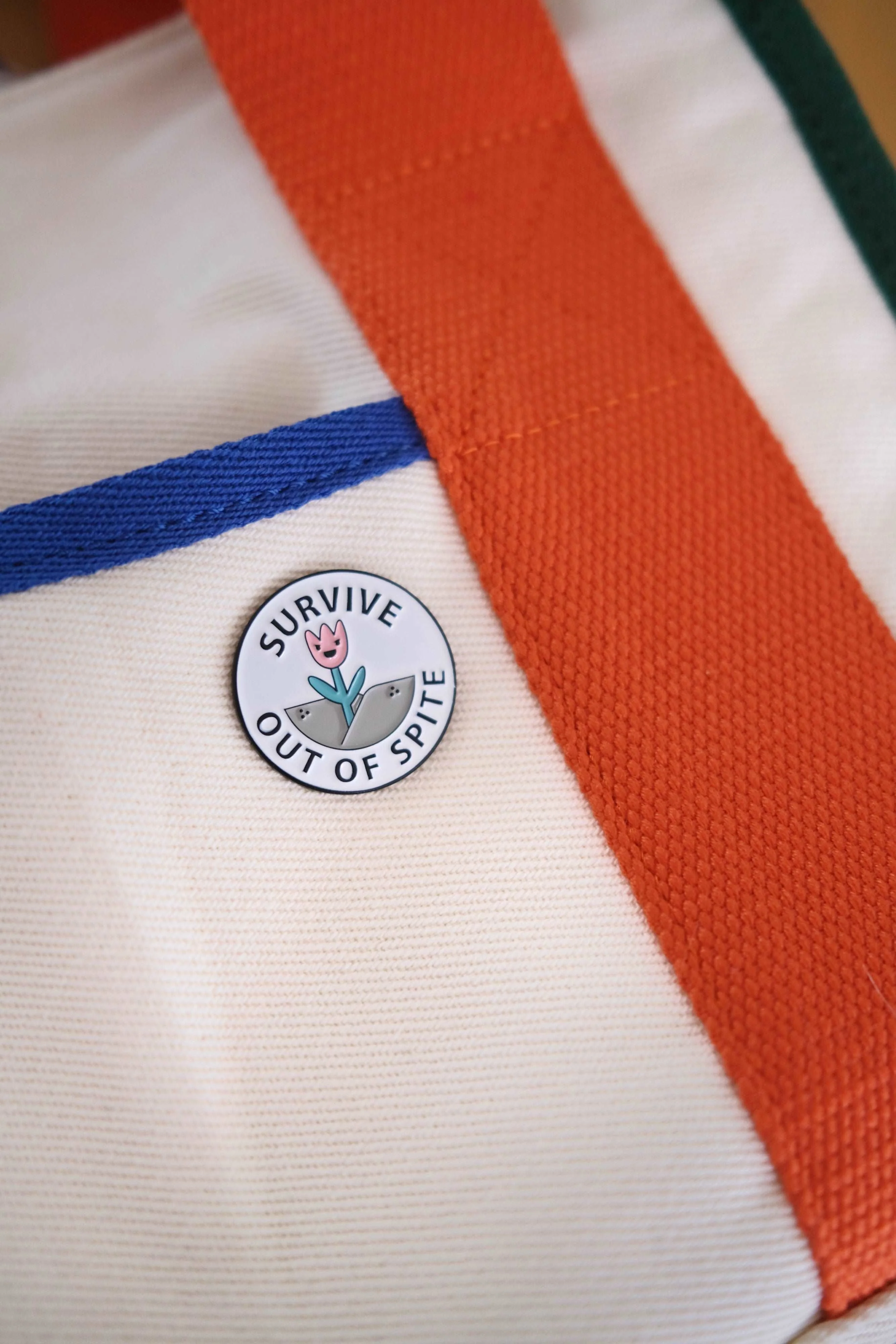 "Survive out of Spite" Enamel Pin - Image 5