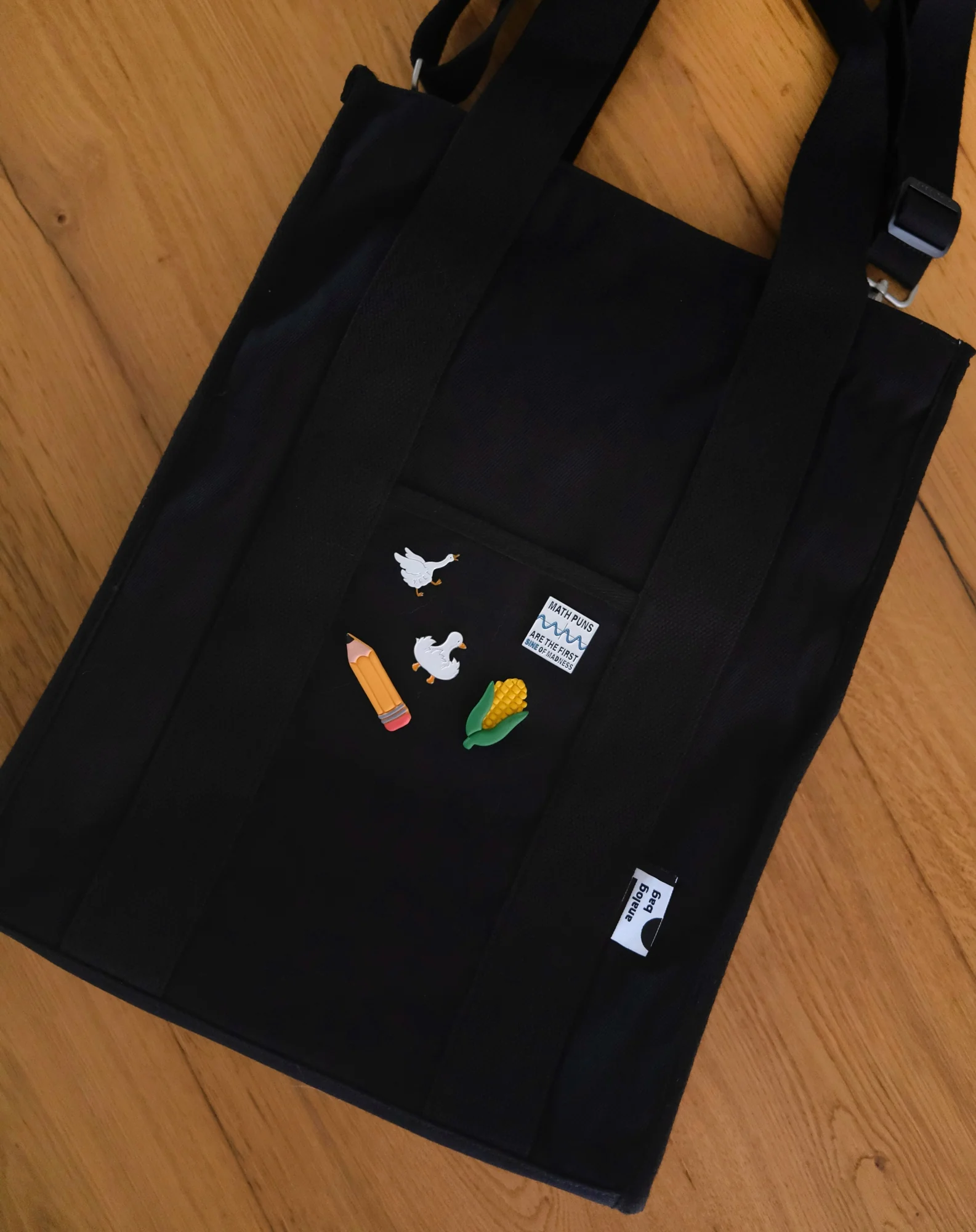 The Black XL Laptop Tote (Water Repellent) - Fits up to 17” laptops - Image 11