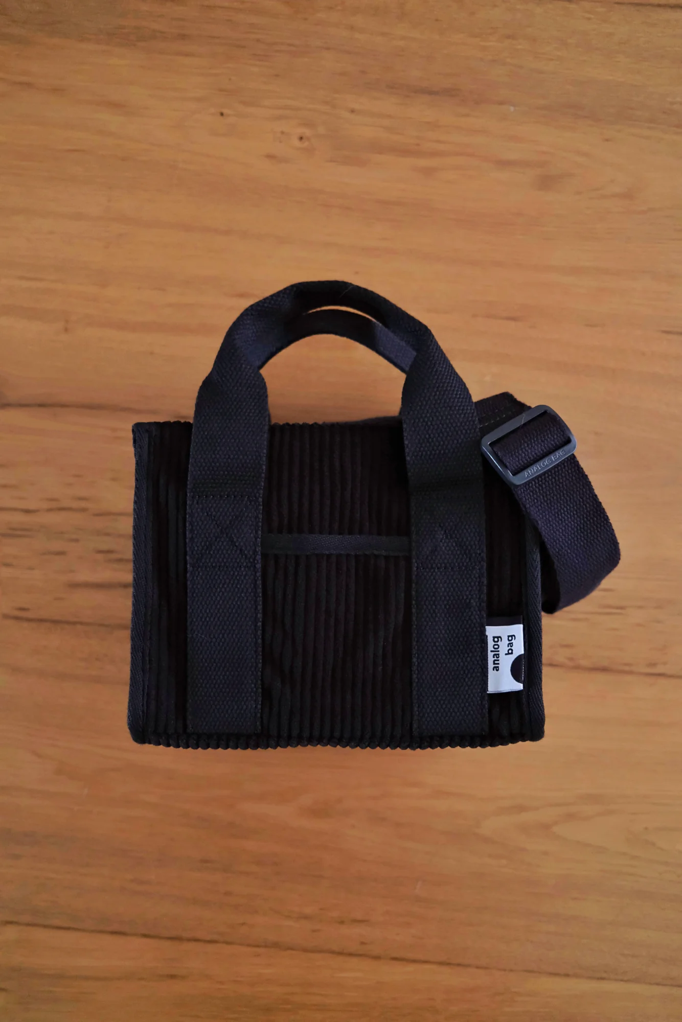 New: The Black Analog Mini Tote (Water Repellent Corduroy) v2 - Image 7