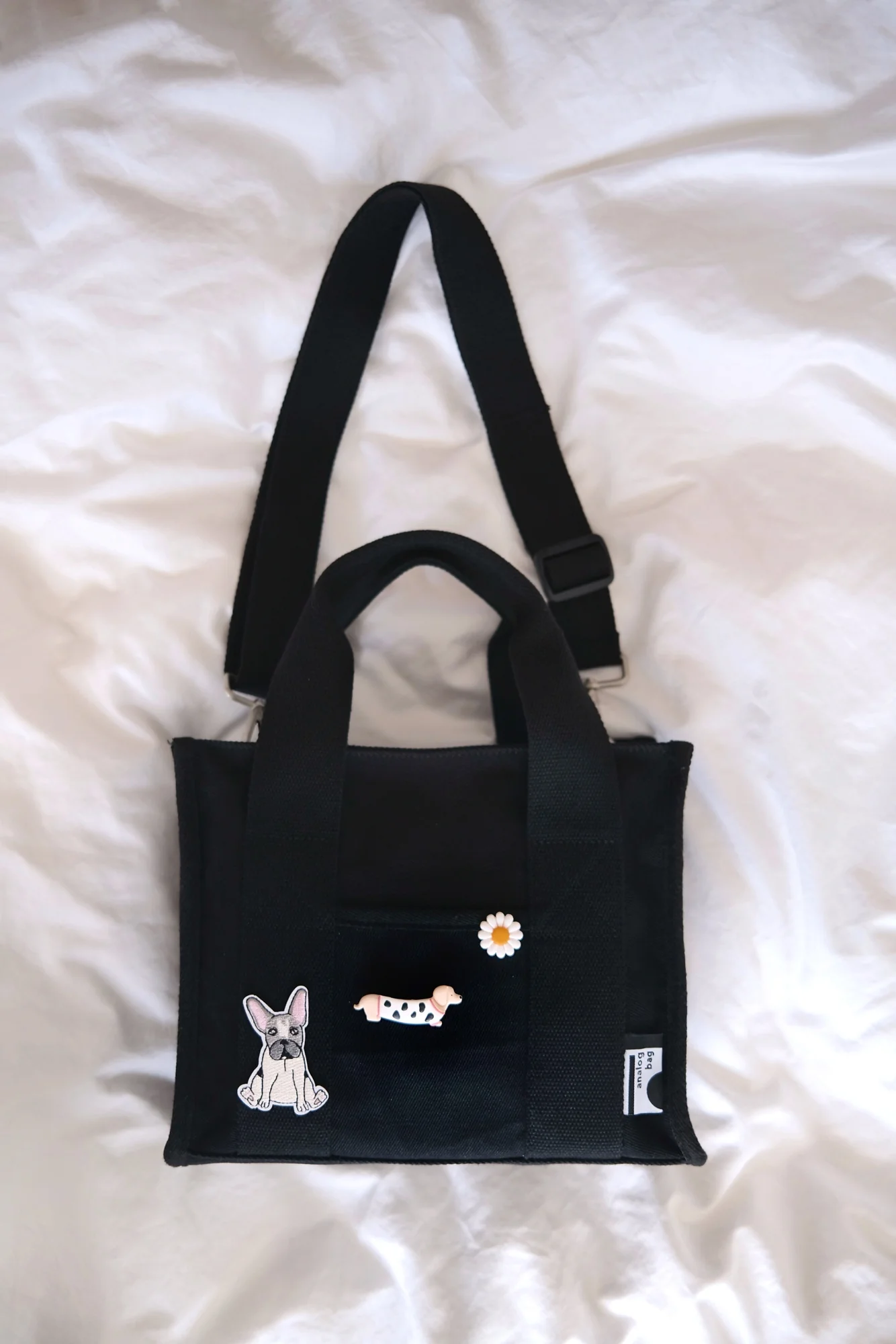The Black Analog Medium Tote Bag - Image 13