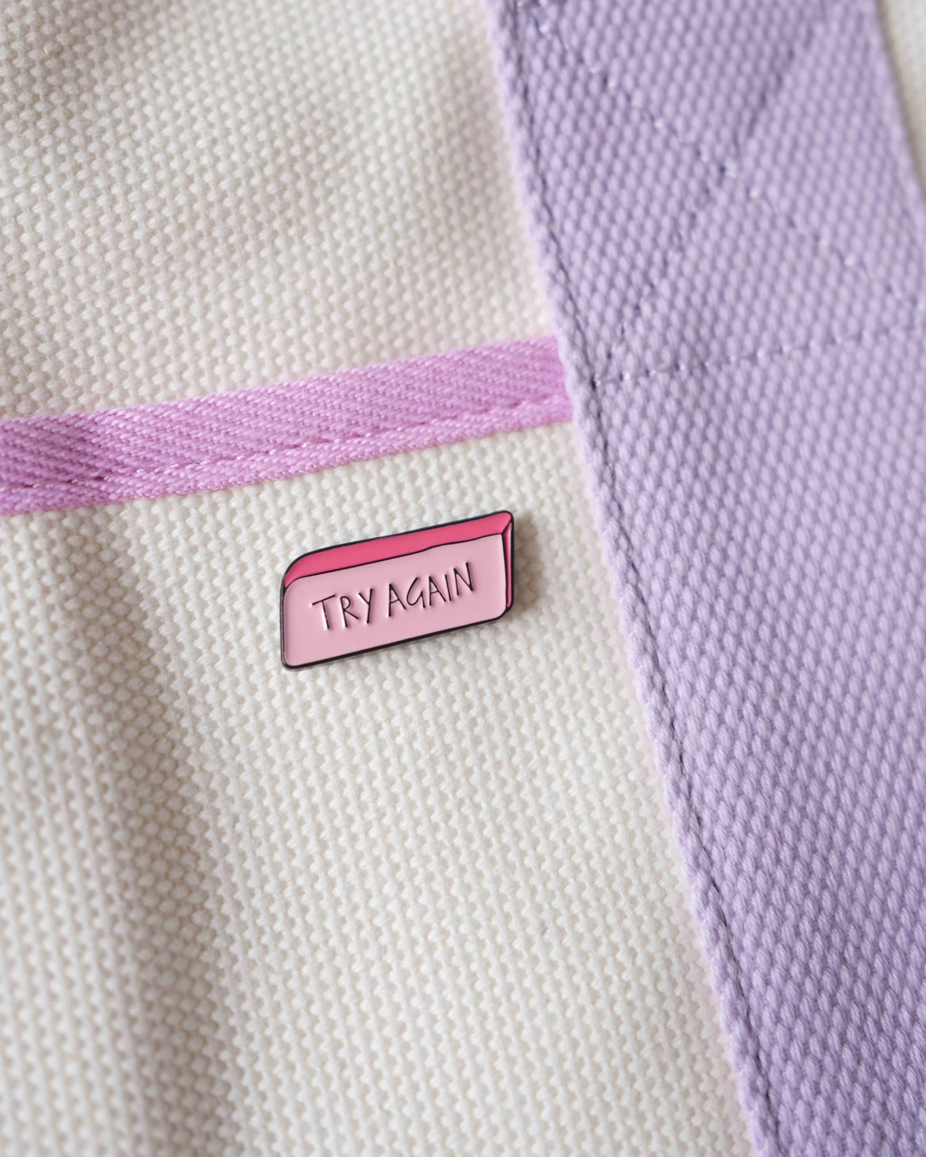 "Try Again" Enamel Pin - Image 4
