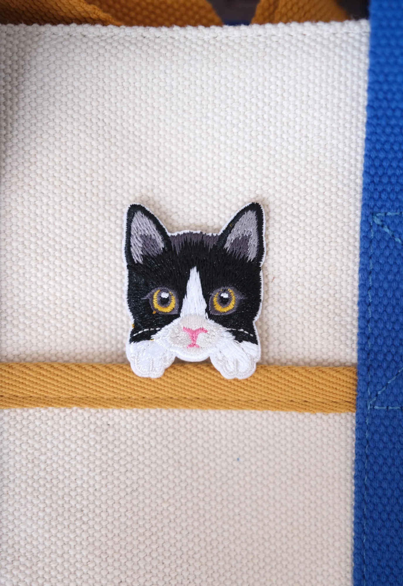 Tuxedo Kitten Iron-on Patch