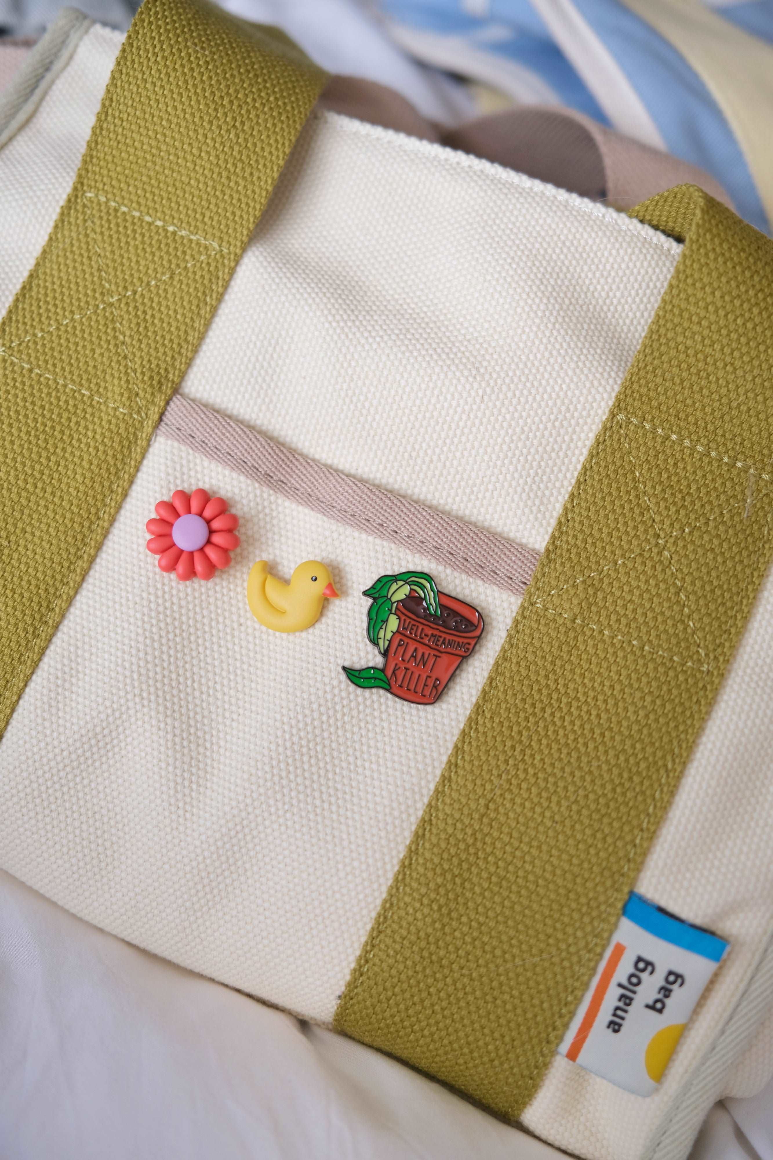 "Well-Meaning Plant Killer" Enamel Pin - Image 2