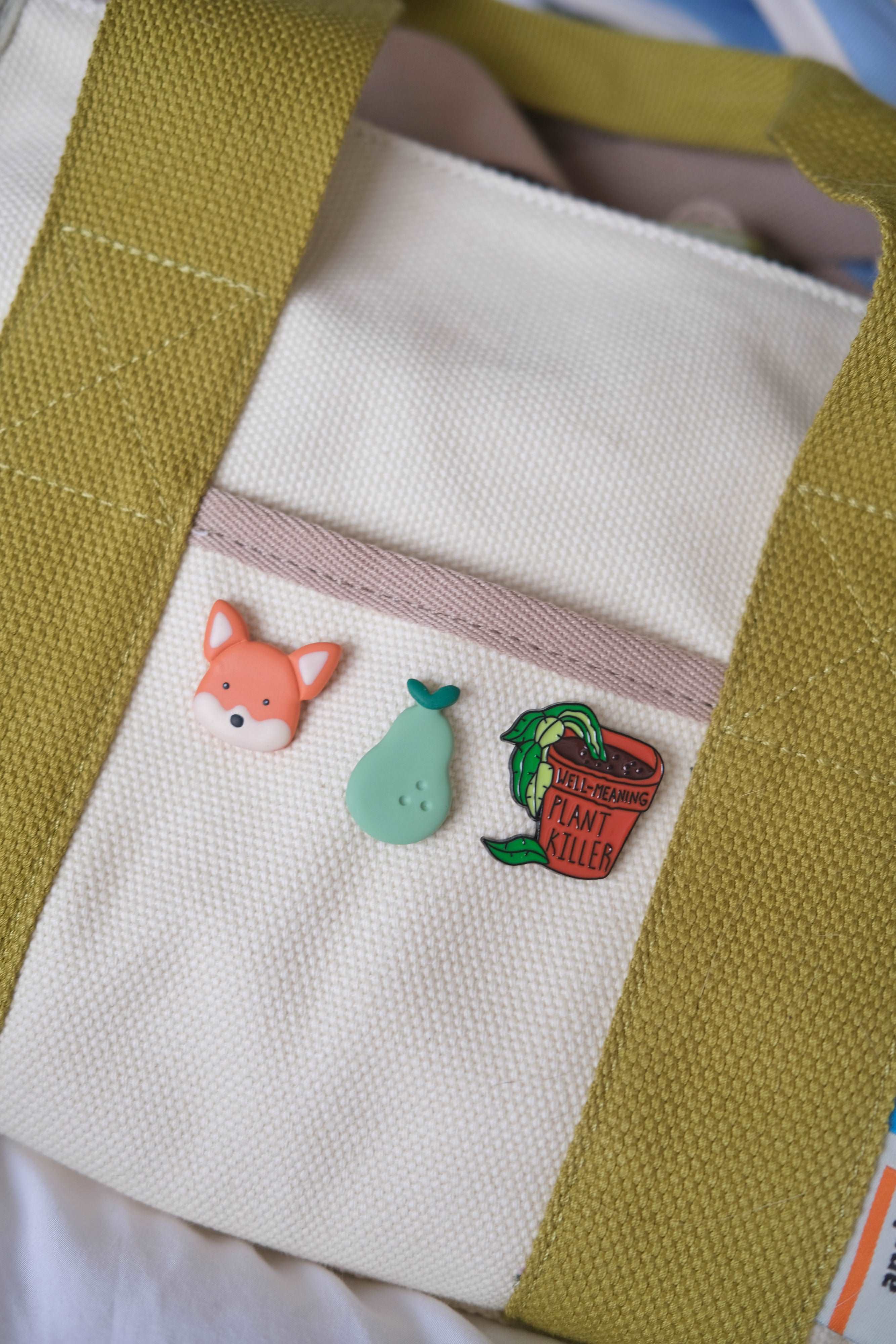 "Well-Meaning Plant Killer" Enamel Pin - Image 5